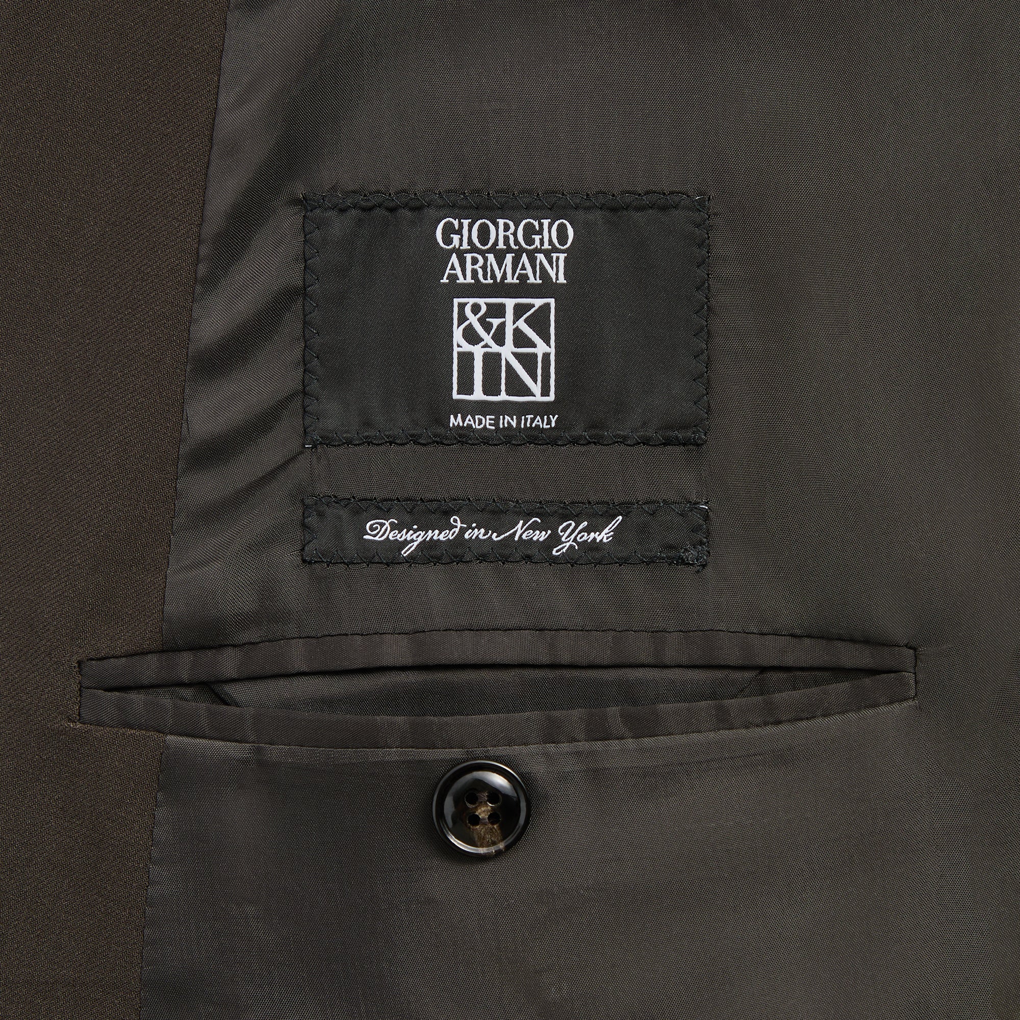 Giorgio Armani & Kith &Kin The Artist Virgin Wool Double-Breasted Jack