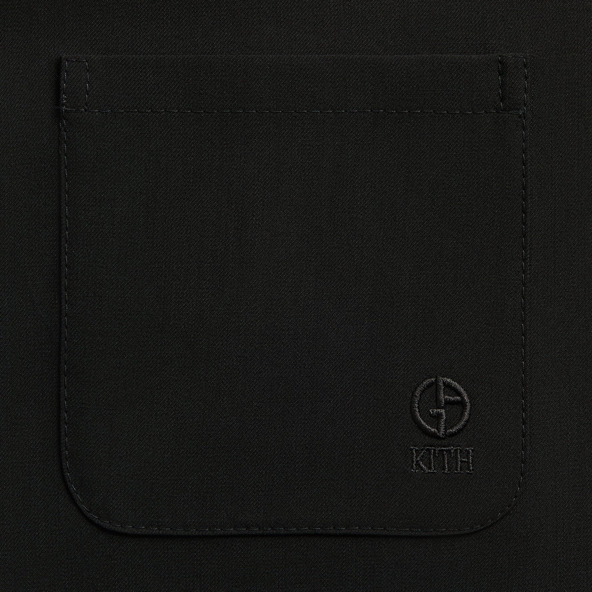 Giorgio Armani & Kith &Kin Milano Crepe Entrepreneur Shirt - Black