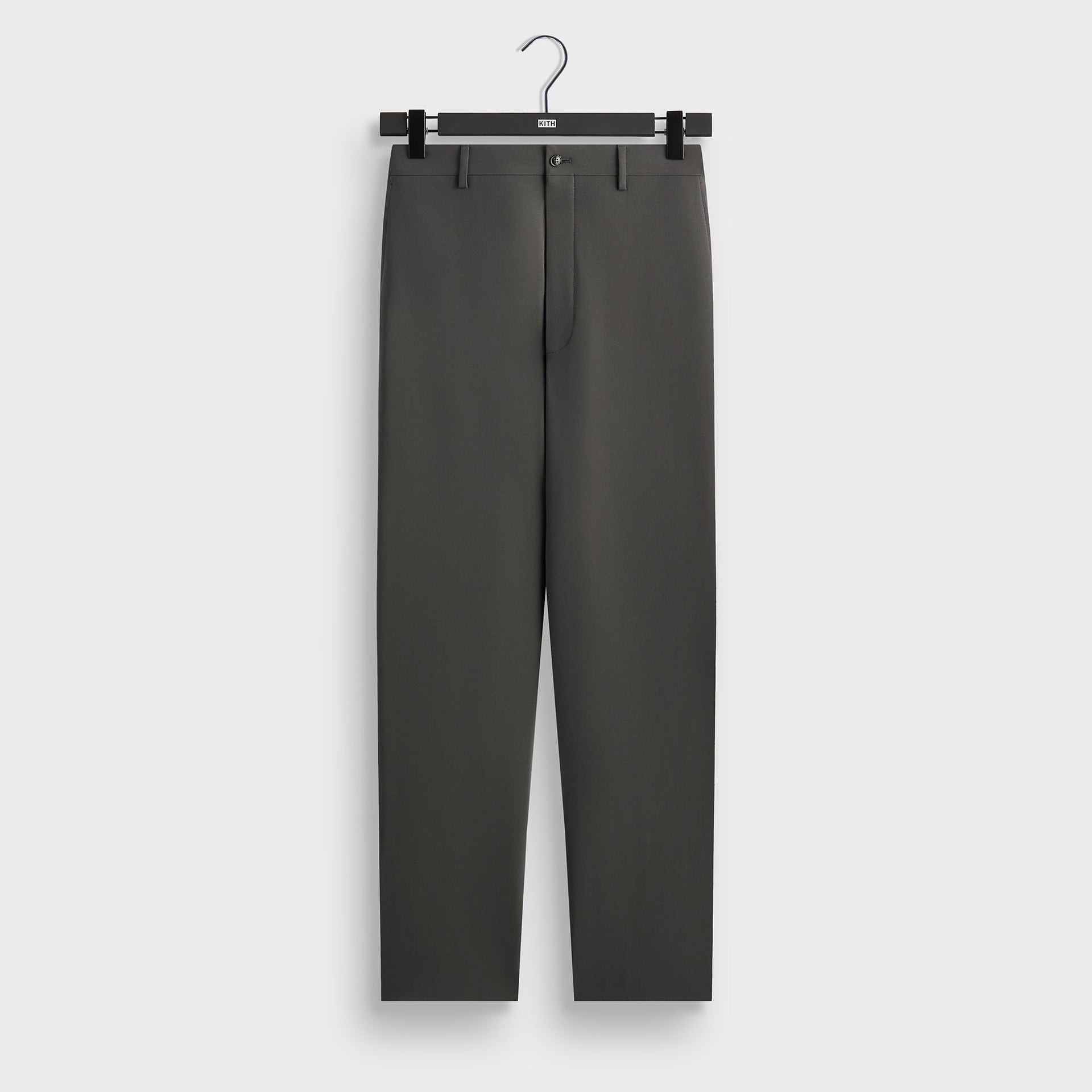 Giorgio Armani & Kith &Kin Milano Crepe Flat Front Trouser - Dark Ash - PH
