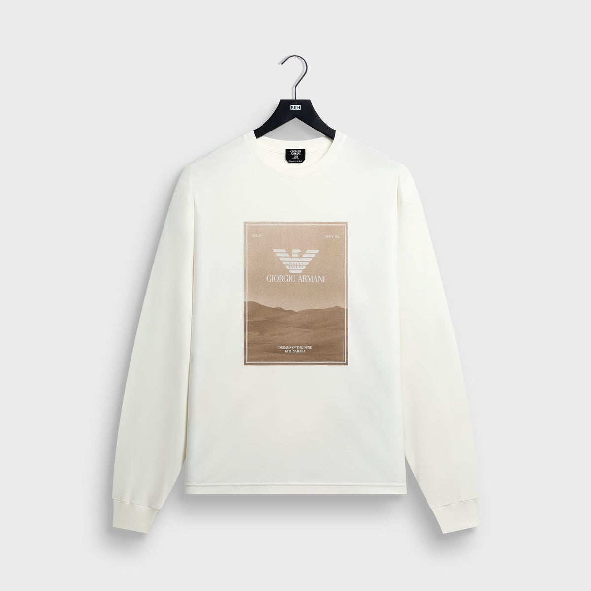 Giorgio Armani & Kith Sahara Long Sleeve Tee - Bianco