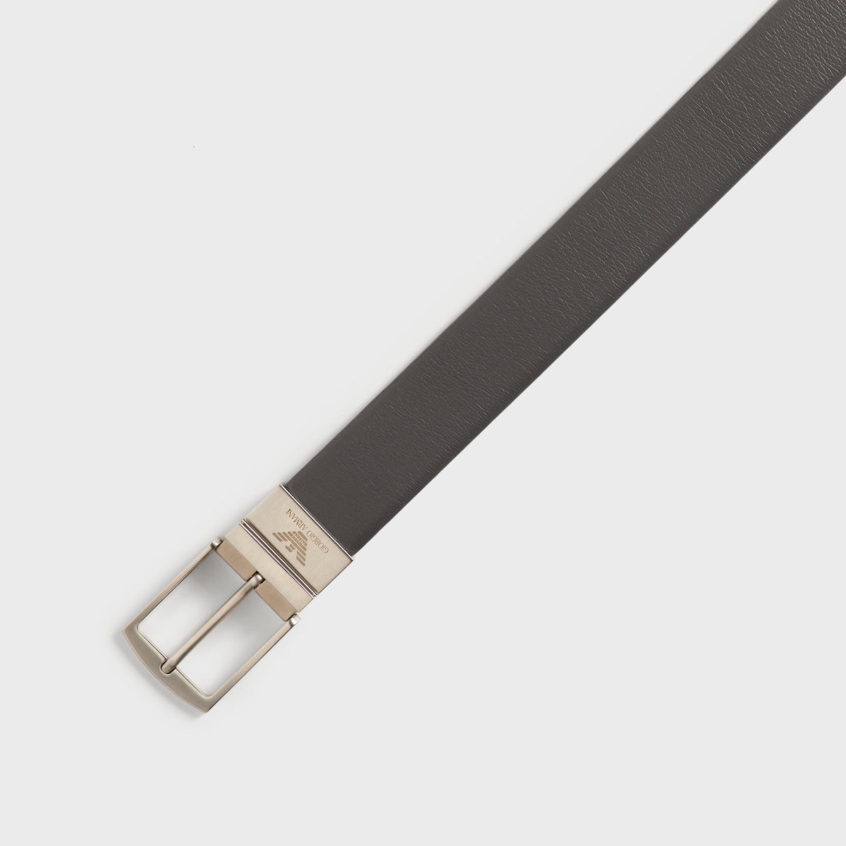 Giorgio Armani & Kith Reversible Belt - Grey / Black