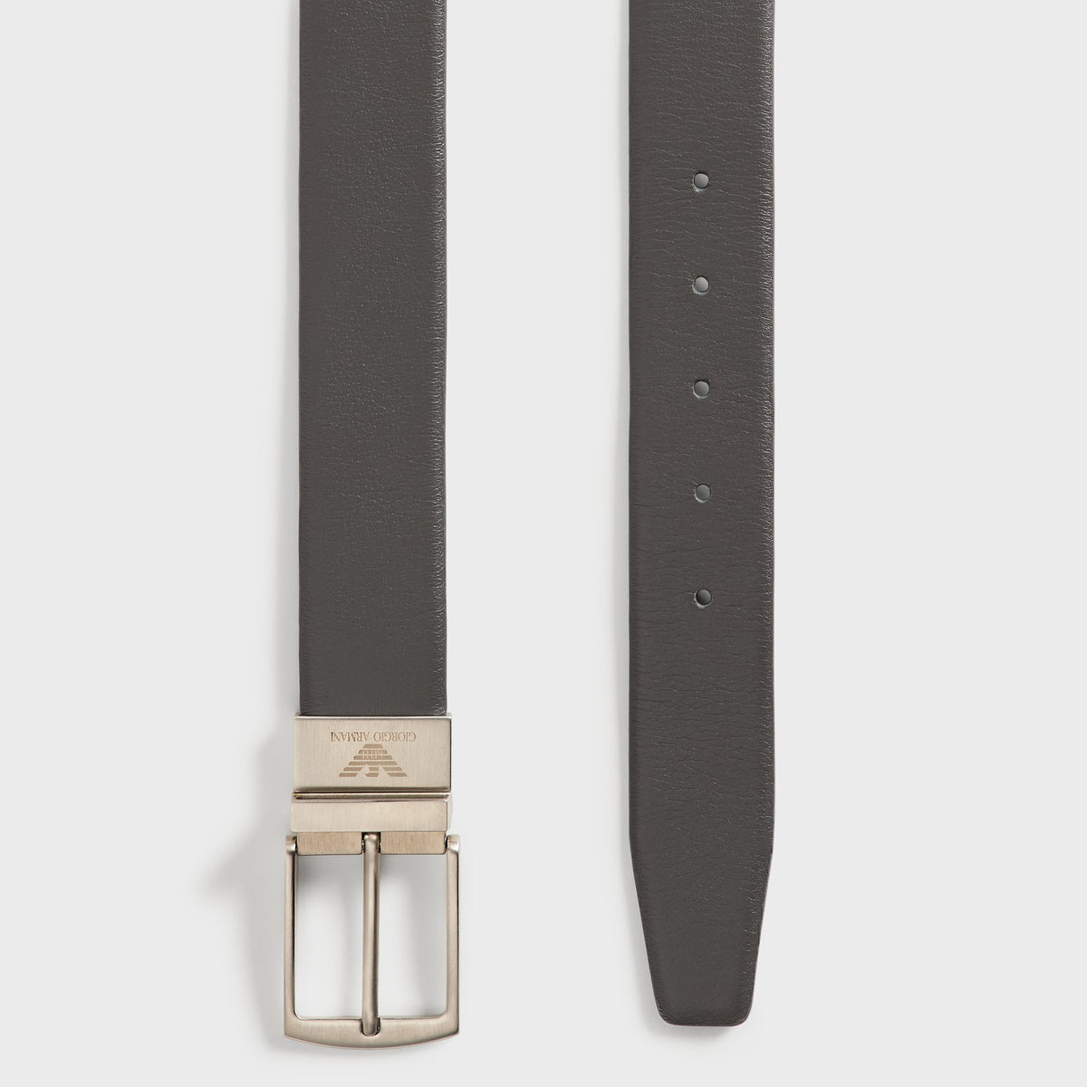 Giorgio Armani & Kith Reversible Belt - Grey / Black