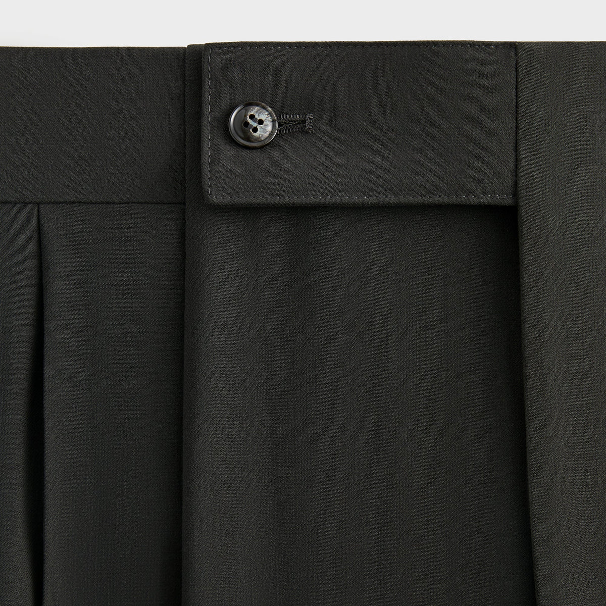 Giorgio Armani & Kith Ivy Wool Crepe Trouser - Charcoal Grey - PH
