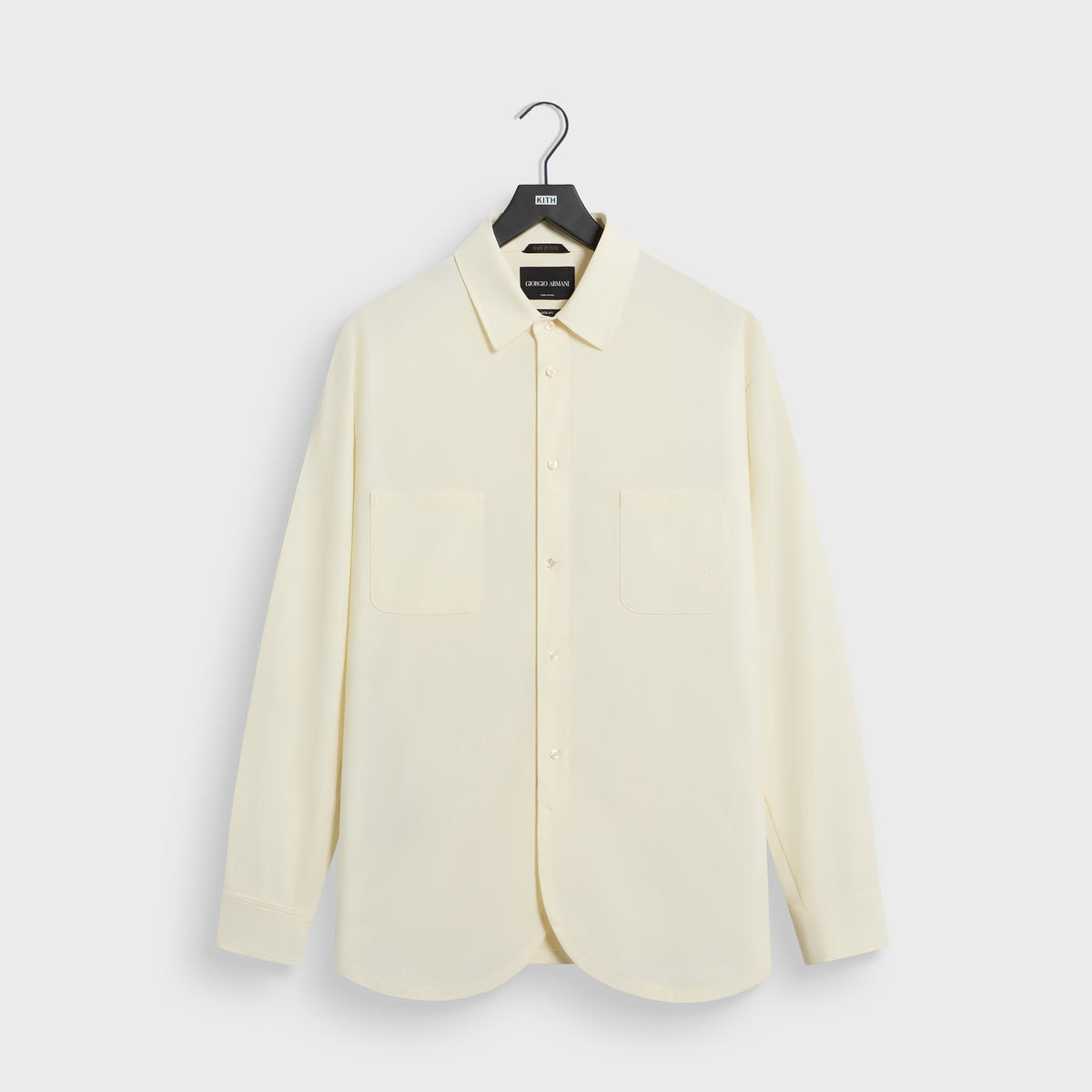 Giorgio Armani & Kith Ivy Wool Crepe Shirt - White
