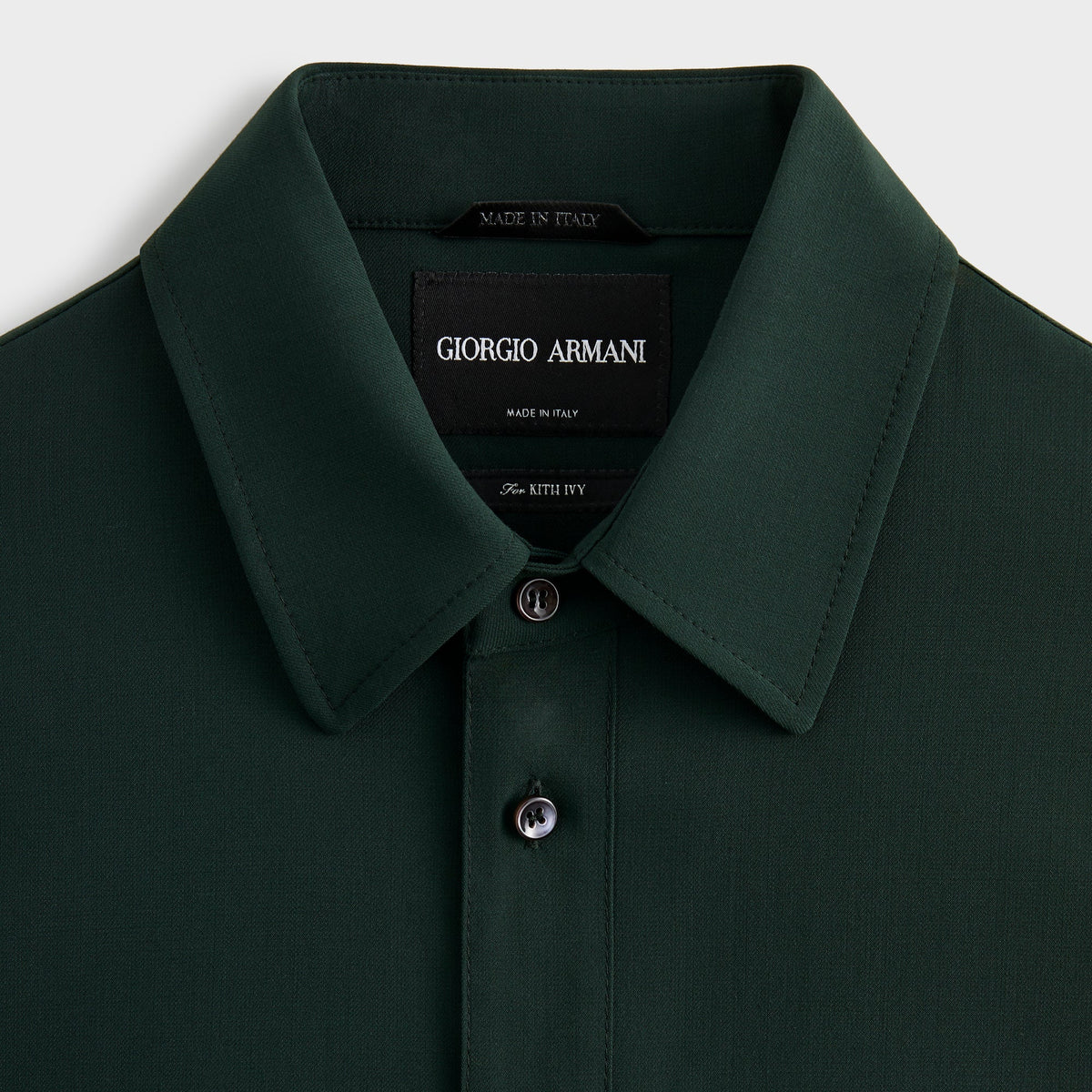 Giorgio Armani & Kith Ivy Wool Crepe Shirt - Stadium