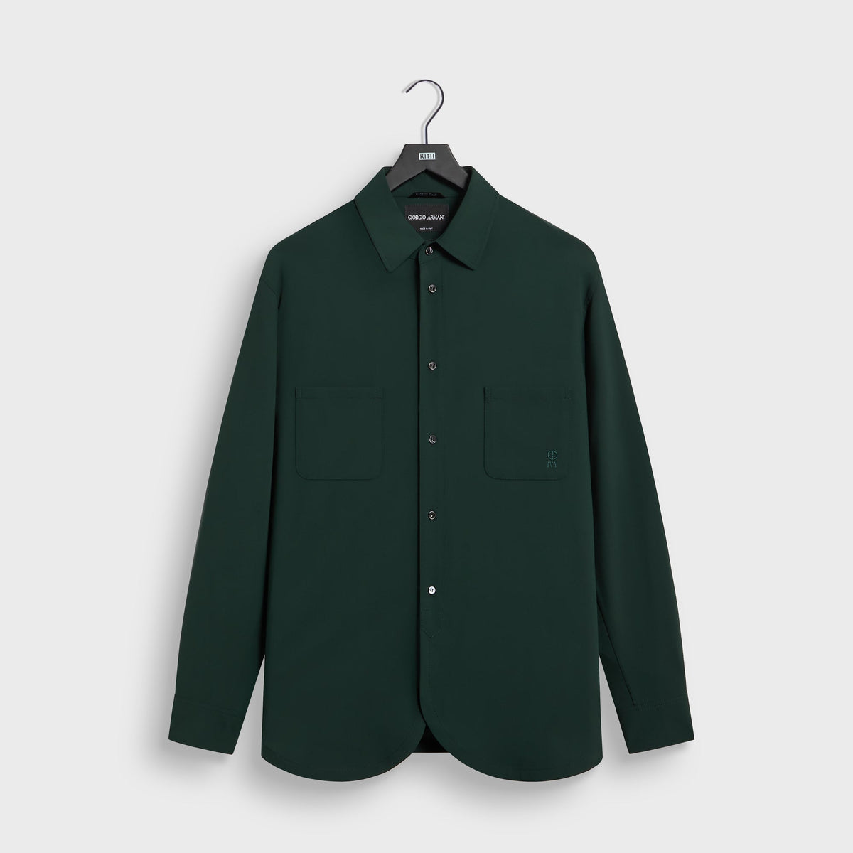 Giorgio Armani & Kith Ivy Wool Crepe Shirt - Stadium - PH