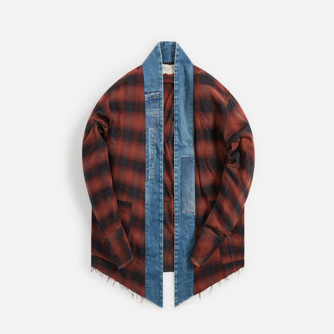 Greg Lauren Plaid Gl1 Jacket - Red