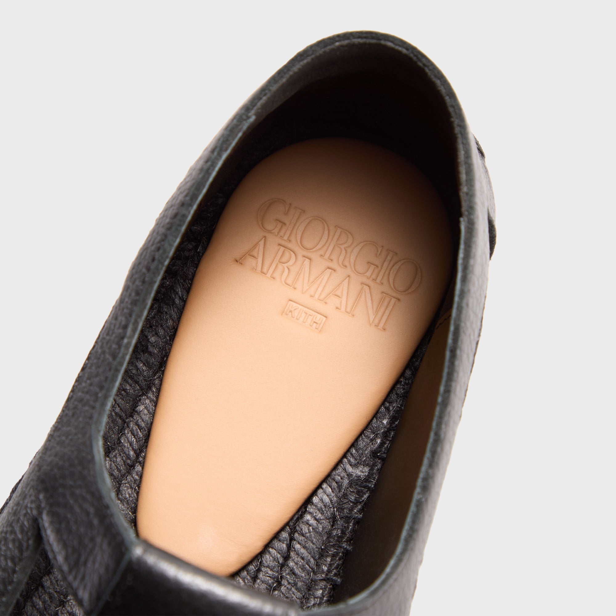 送料関税込み KITH NYC×Armani Giorgio Espadrilla Giorgio Armani & Kith Espadrilla - Deer Black