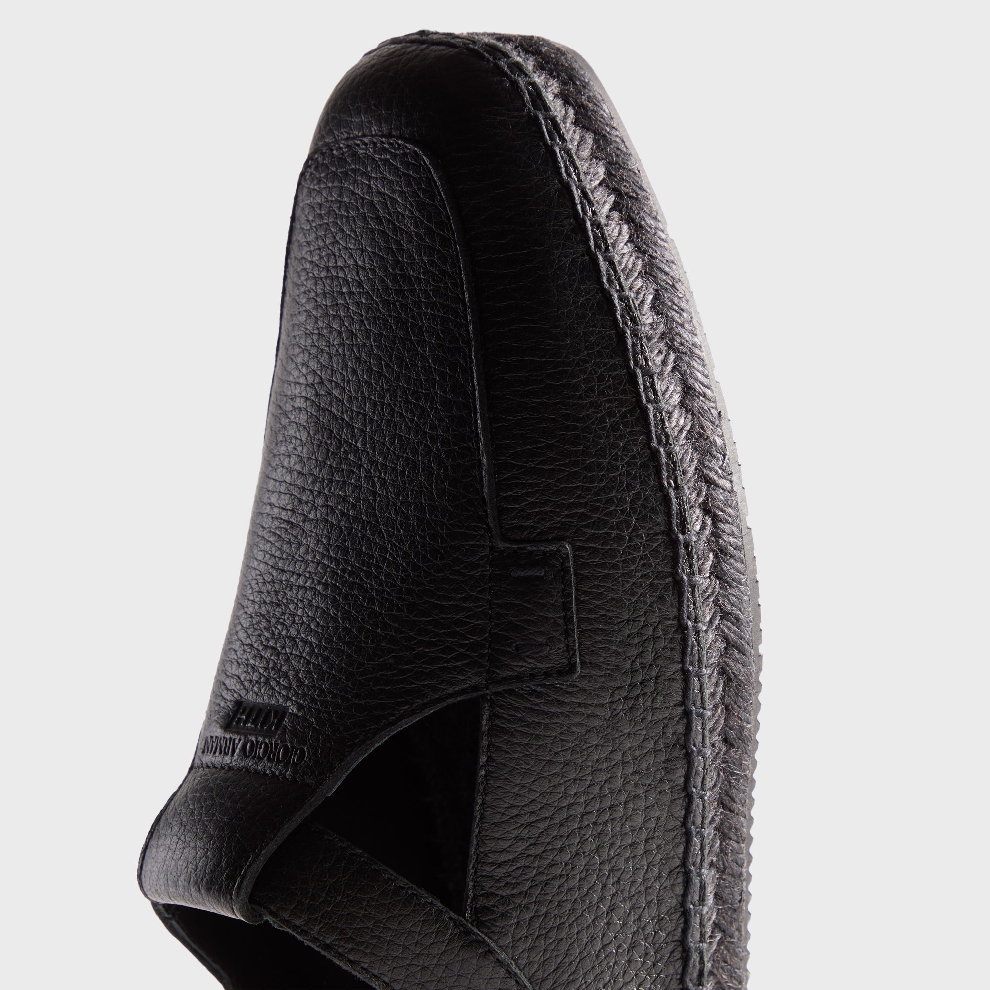 送料関税込み KITH NYC×Armani Giorgio Espadrilla Giorgio Armani & Kith Espadrilla - Deer Black