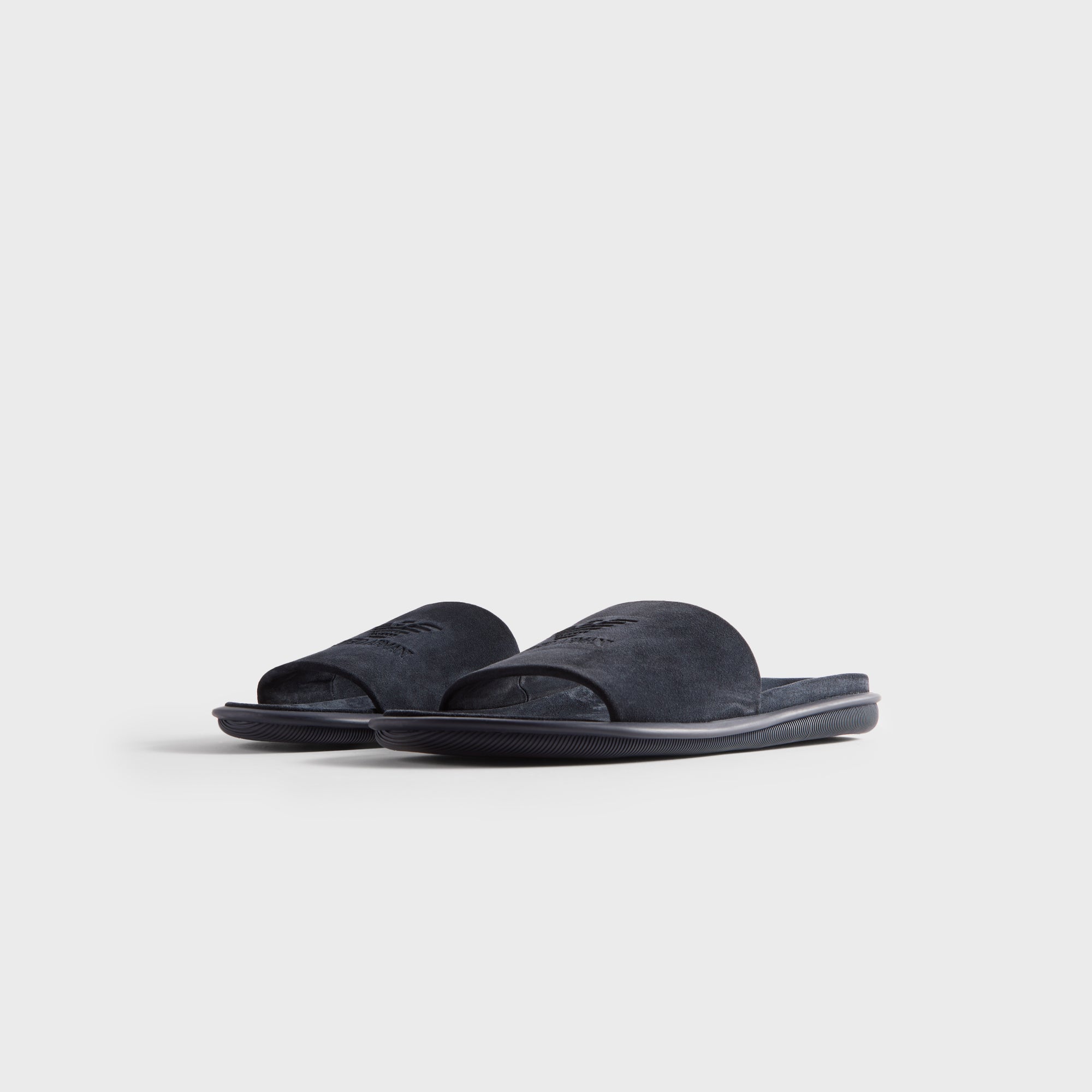 （US発）KITH NYC x Giorgio Armani スエードスライド Giorgio Armani & Kith Footwear