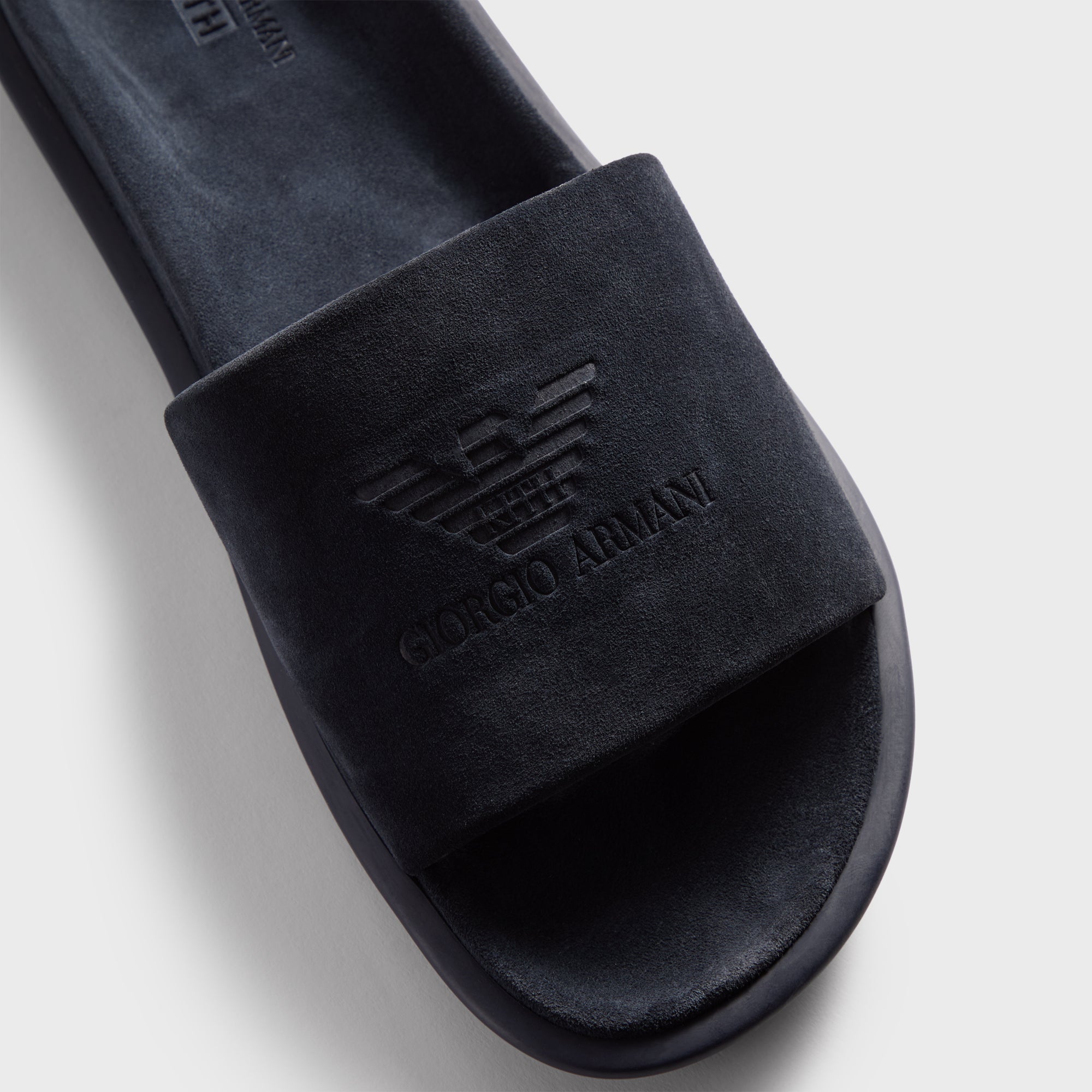 Kith x Giorgio Armani 国内買付 Suede Slides Giorgio Armani & Kith Suede Slides - Tempesta