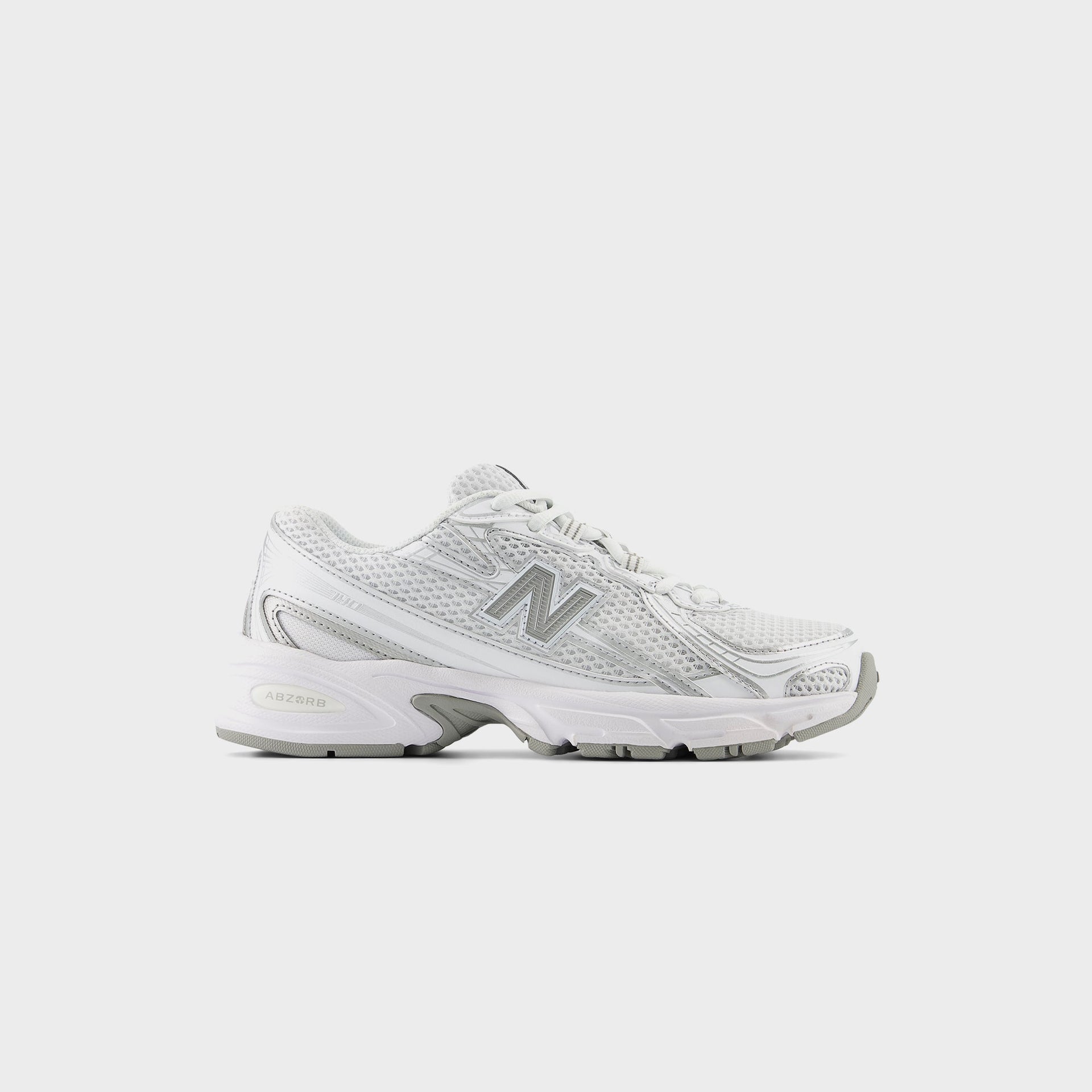 New Balance GS 740 Bungee Lace - White