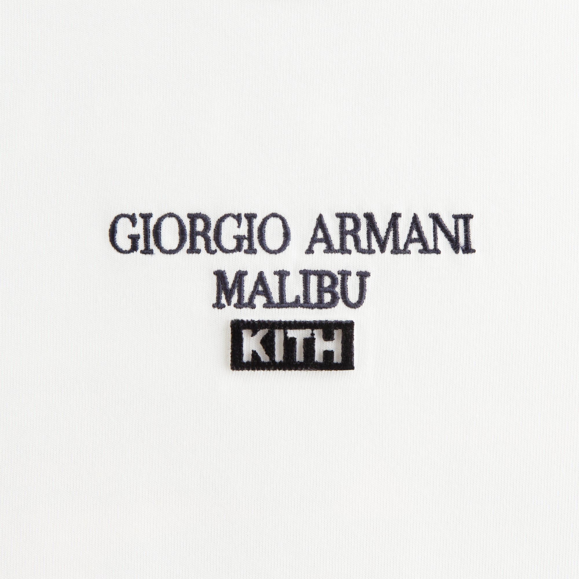 Giorgio Armani & Kith Women Malibu Mulberry Tee - White