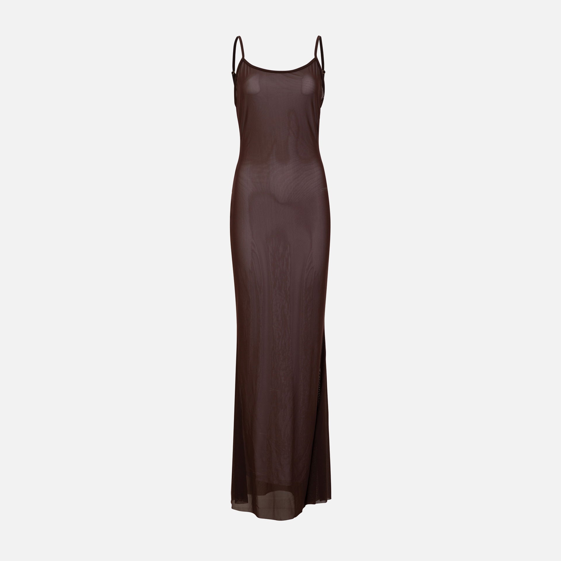 Gonza Strappy Maxi Dres - Marron