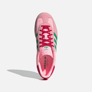 adidas WMNS Gazelle Indoor - Court Green / Glow Pink / Gum