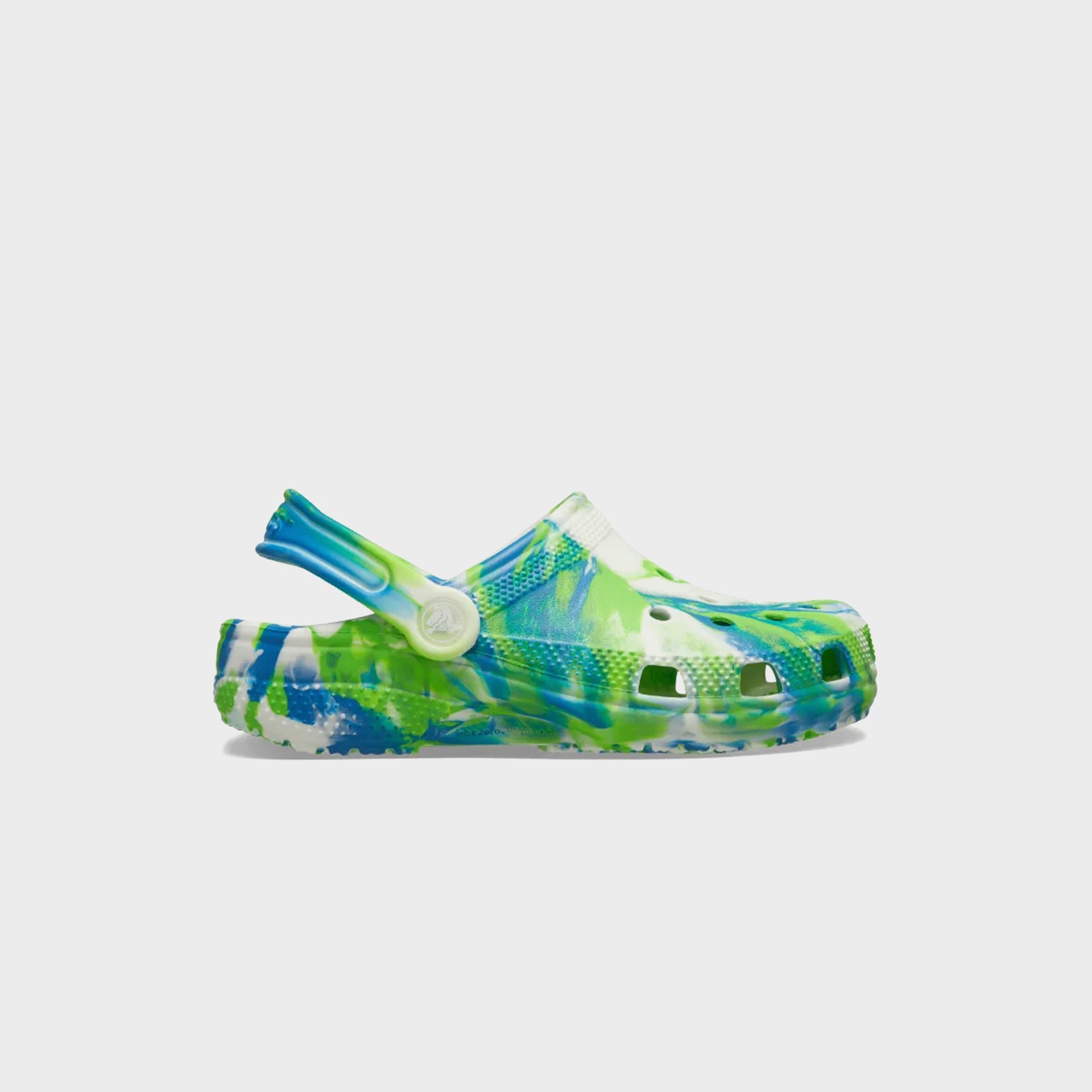 Crocs TD Classic Glow Marbled Clog Prep - Blue / Multi