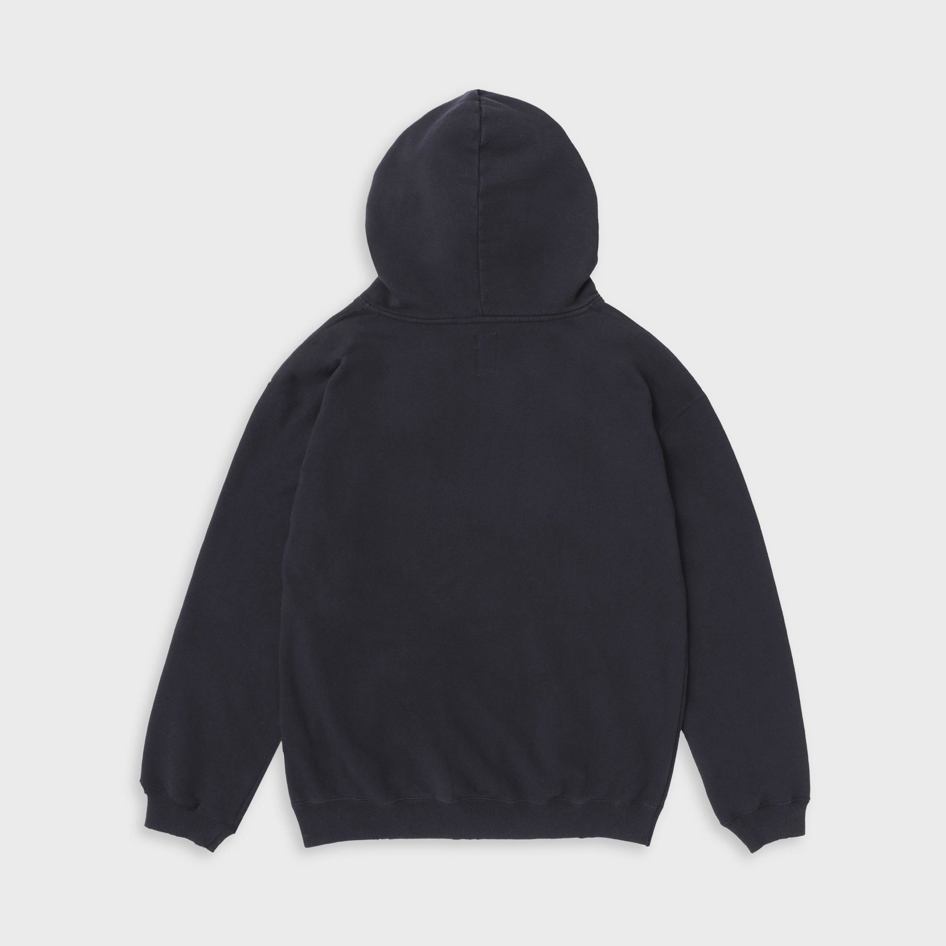 vowels Faded Collegiate Hoodie - Black