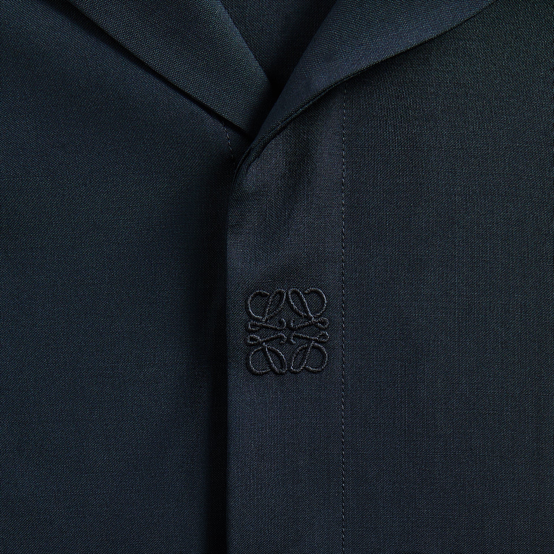 Loewe Wool Shirt - Dark Blue