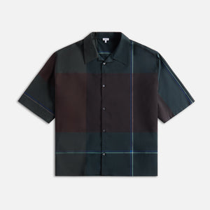 Loewe Lightweight Check Shirt - Green / Black / Blue