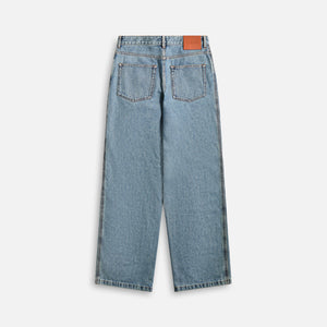 Loewe Anagram Baggy Jeans - Blue