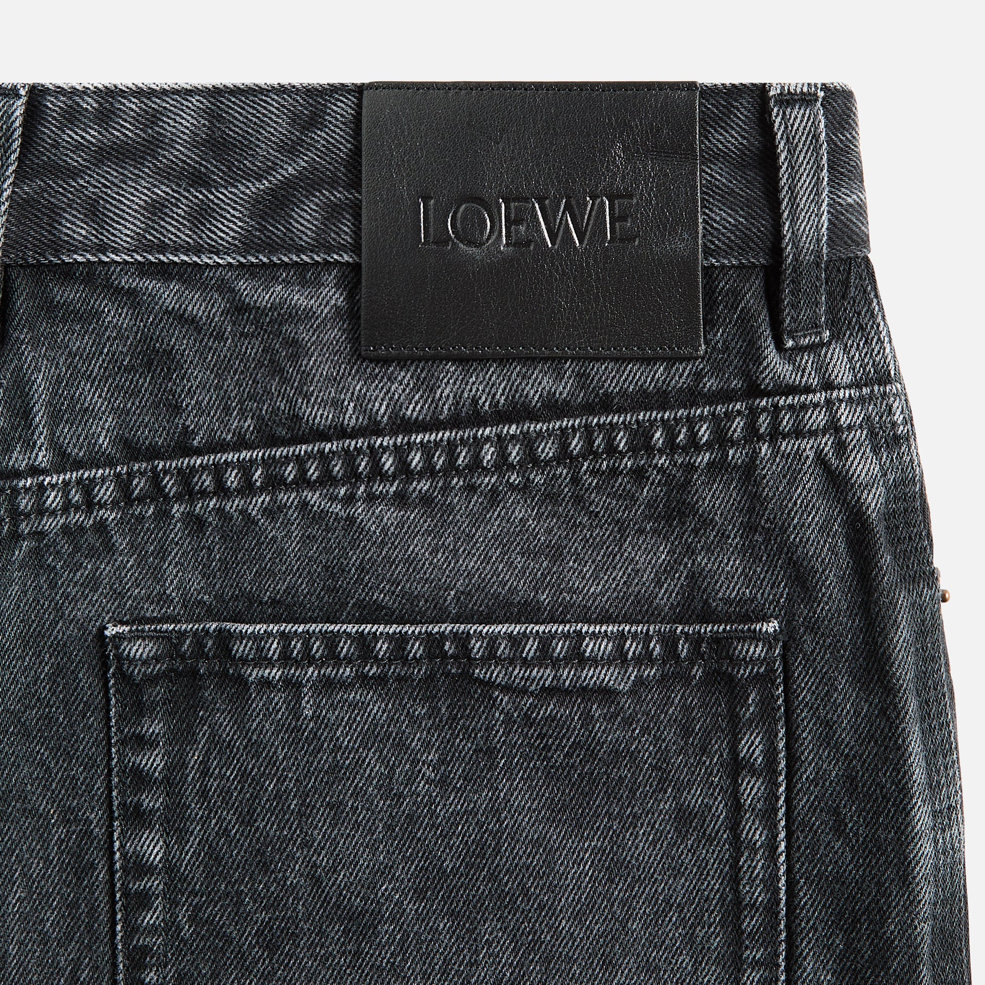 Loewe Anagram Baggy Jeans - Black