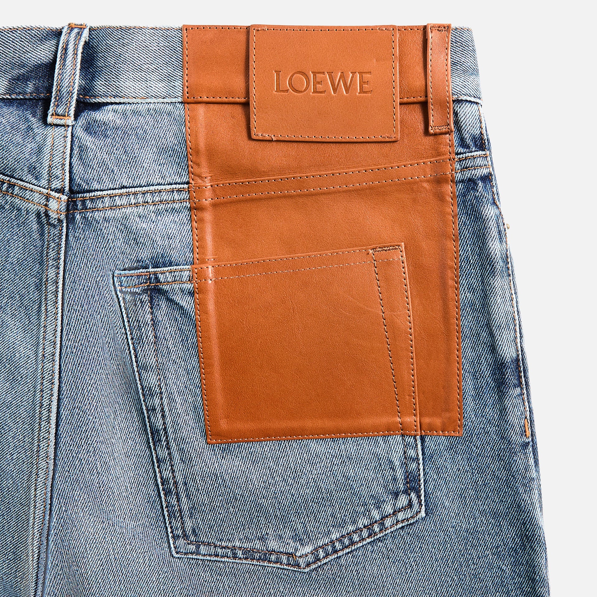 Loewe Denim Short - Blue