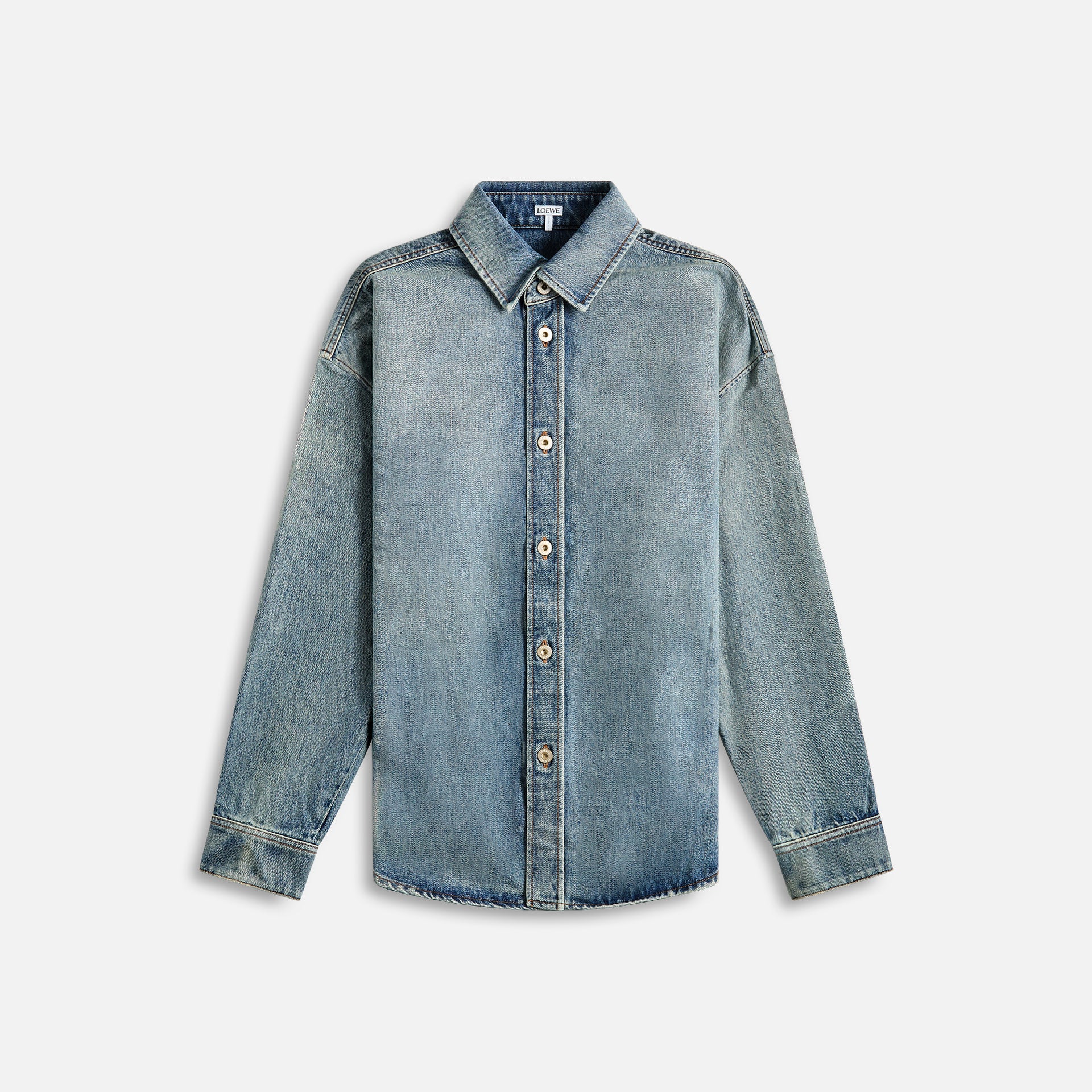 Loewe Anagram Overshirt - Washed Denim