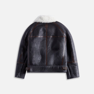 Loewe Aviator Jacket - White / Black