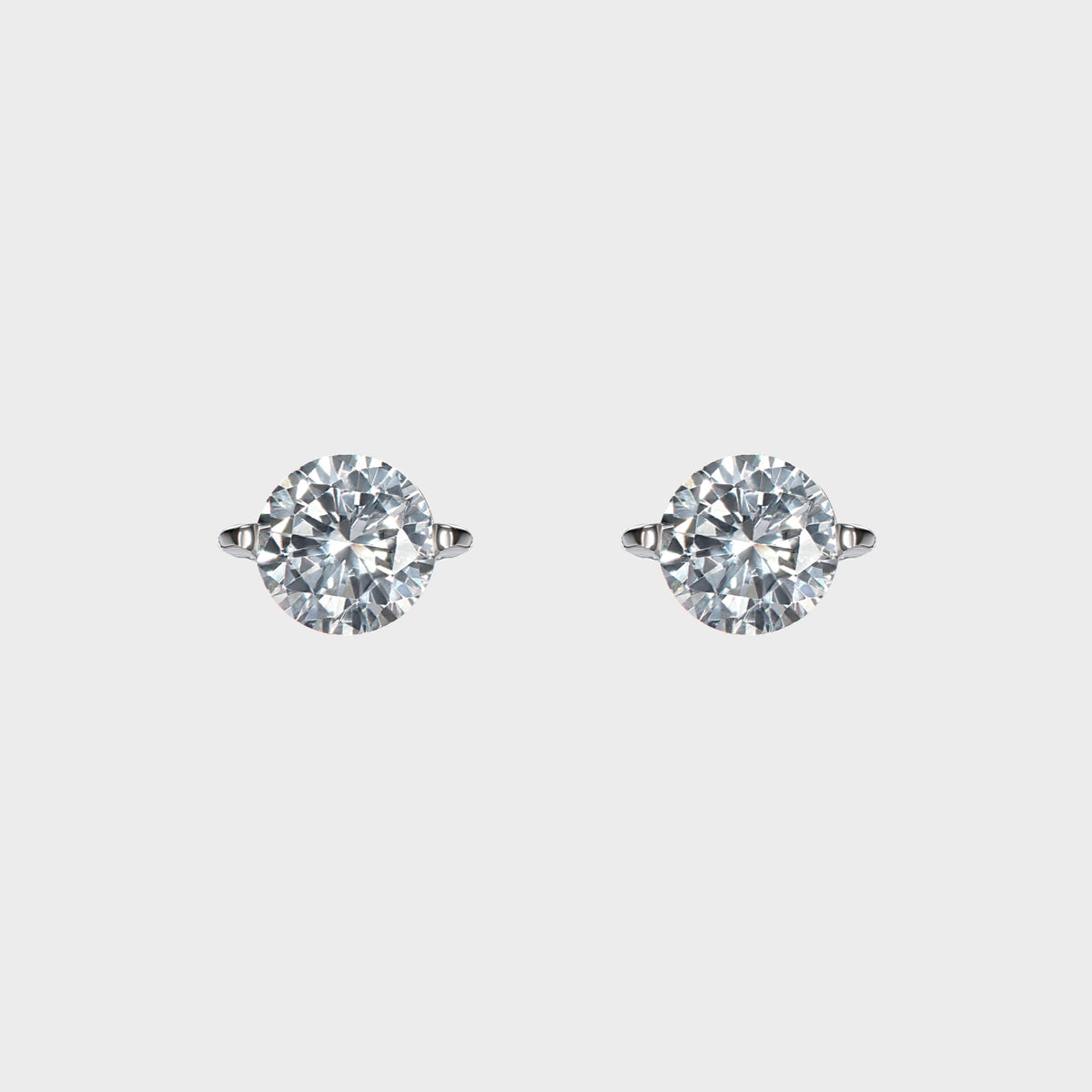 Hatton Labs Small Round Earrings - White