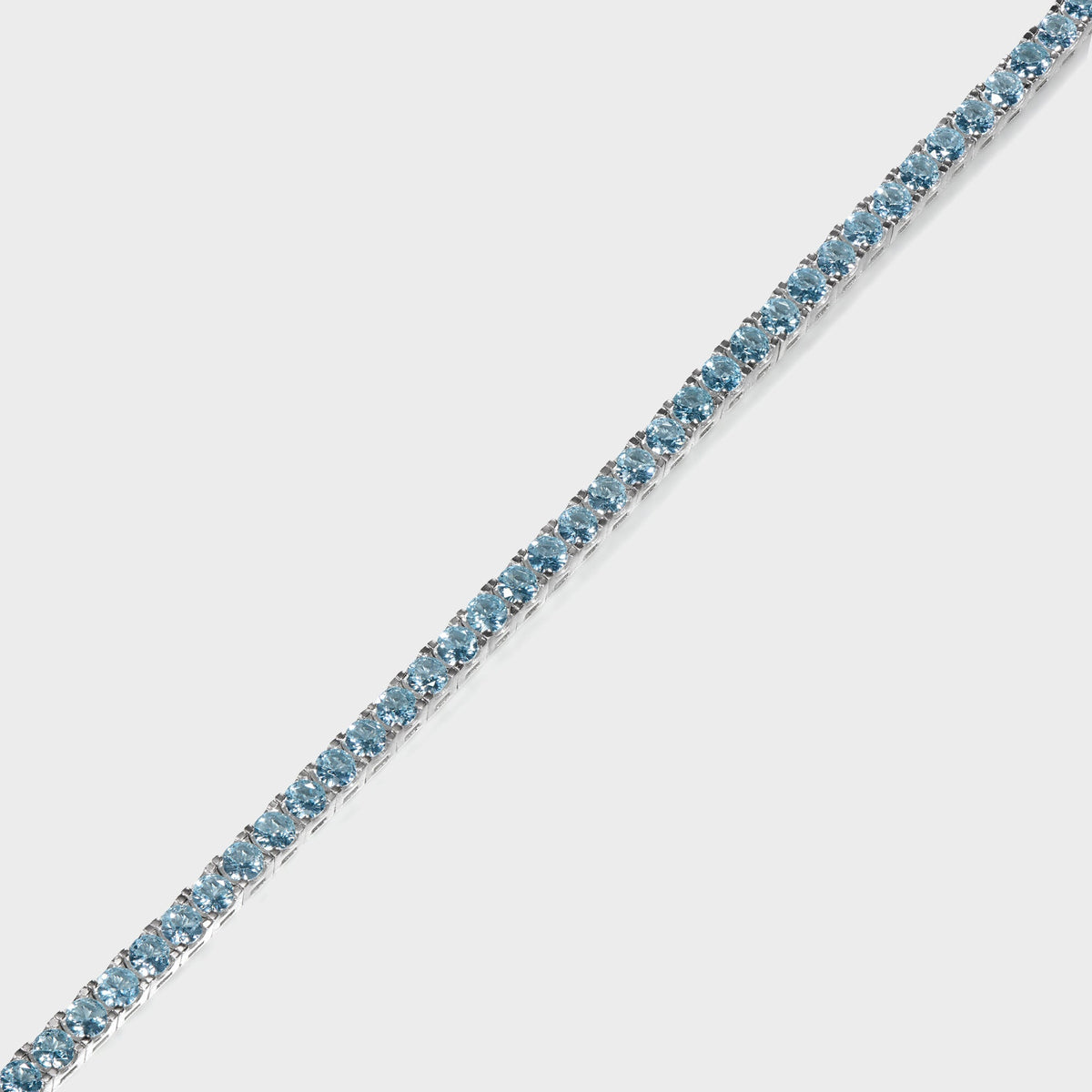 Hatton Labs Medium Classic Tennis Bracelet - Topaz