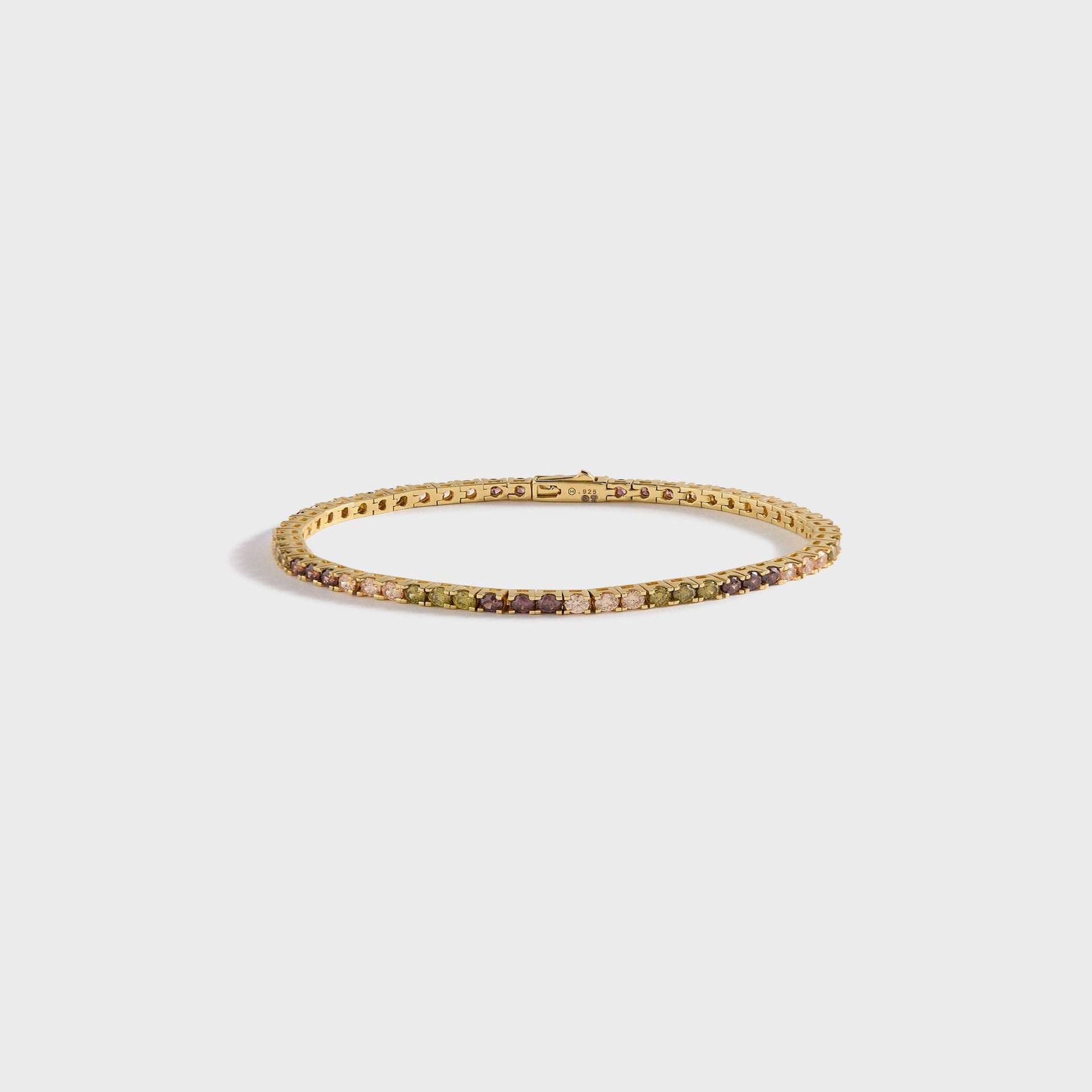 Hatton Labs Classic Tennis Bracelet - Sterling Silver / Mixed