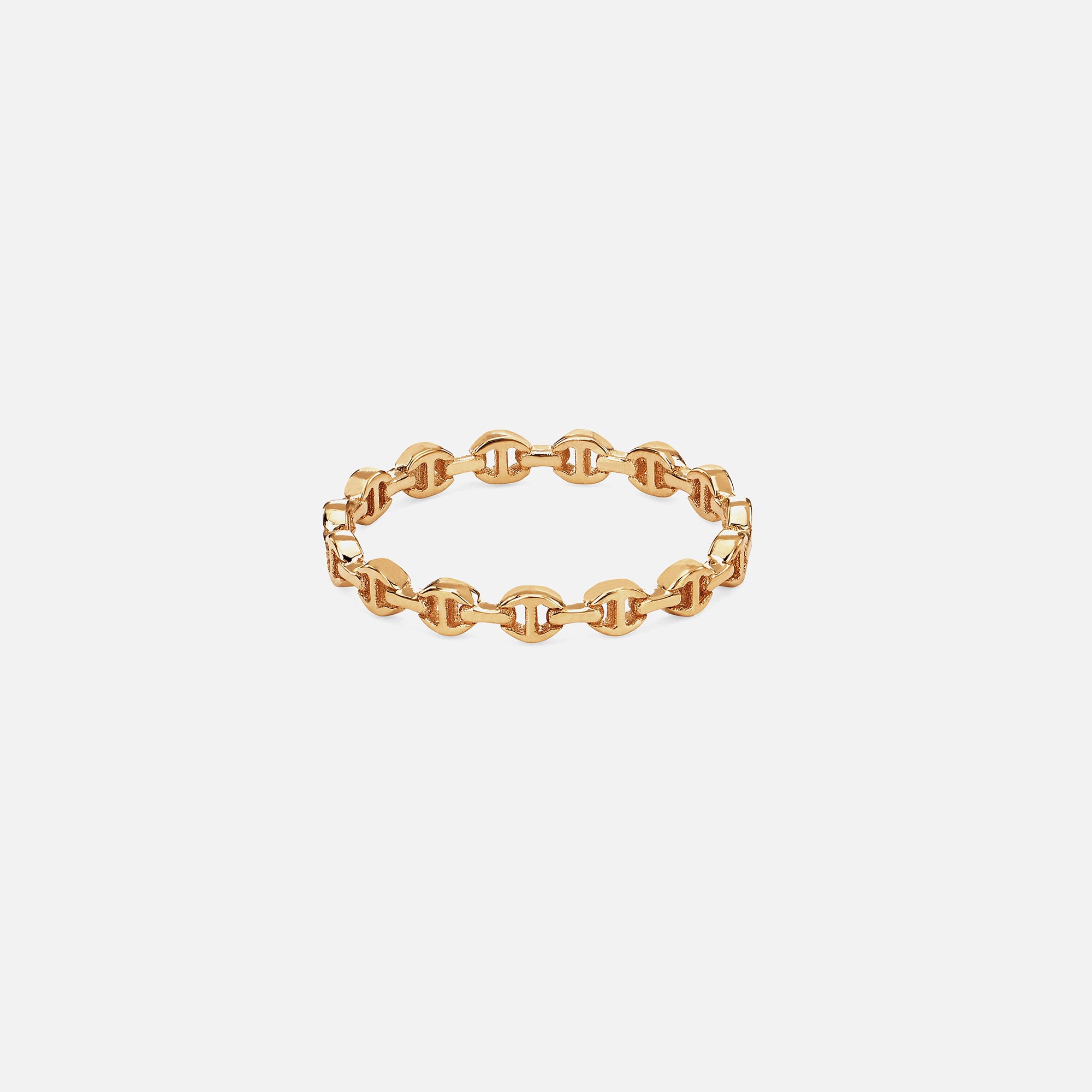 Hoorsenbuhs Micro Dame I Tri-Link Ring - Yellow Gold – Kith