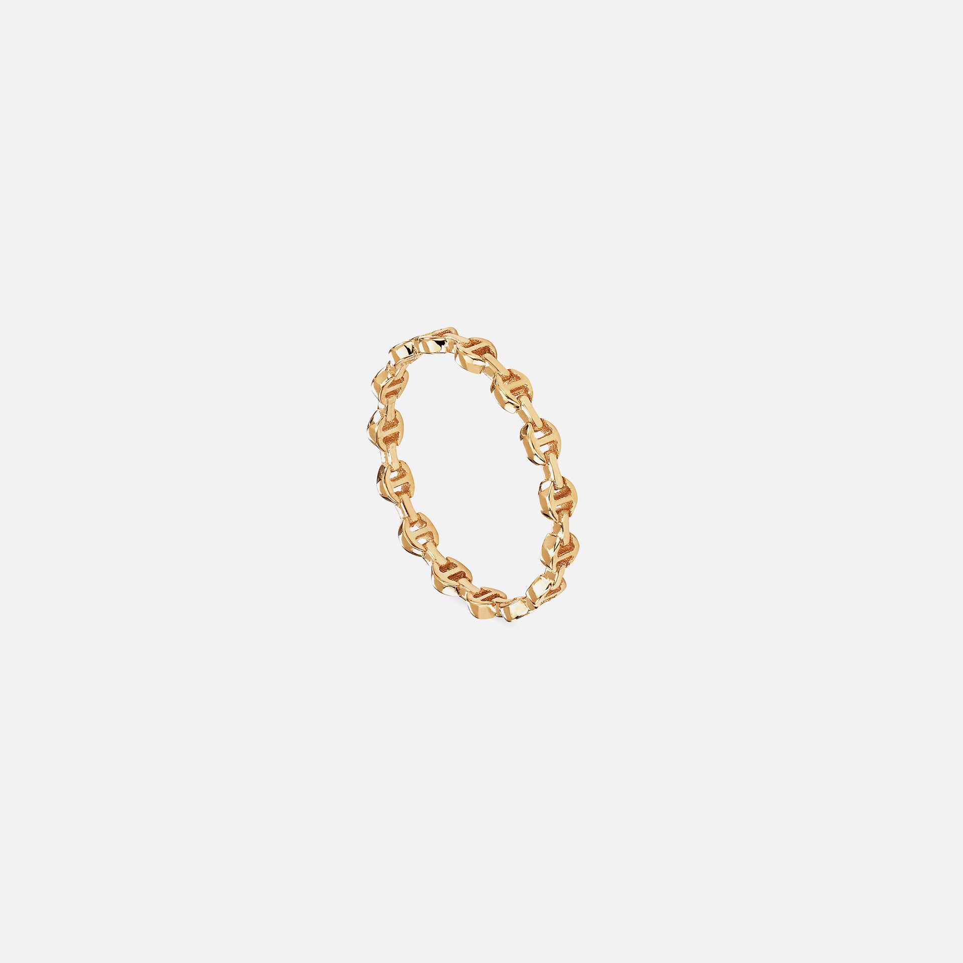 Hoorsenbuhs Micro Dame I Tri-Link Ring - Yellow Gold