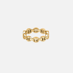 Hoorsenbuhs Micro Dame III Tri-Link Ring - Yellow Gold – Kith