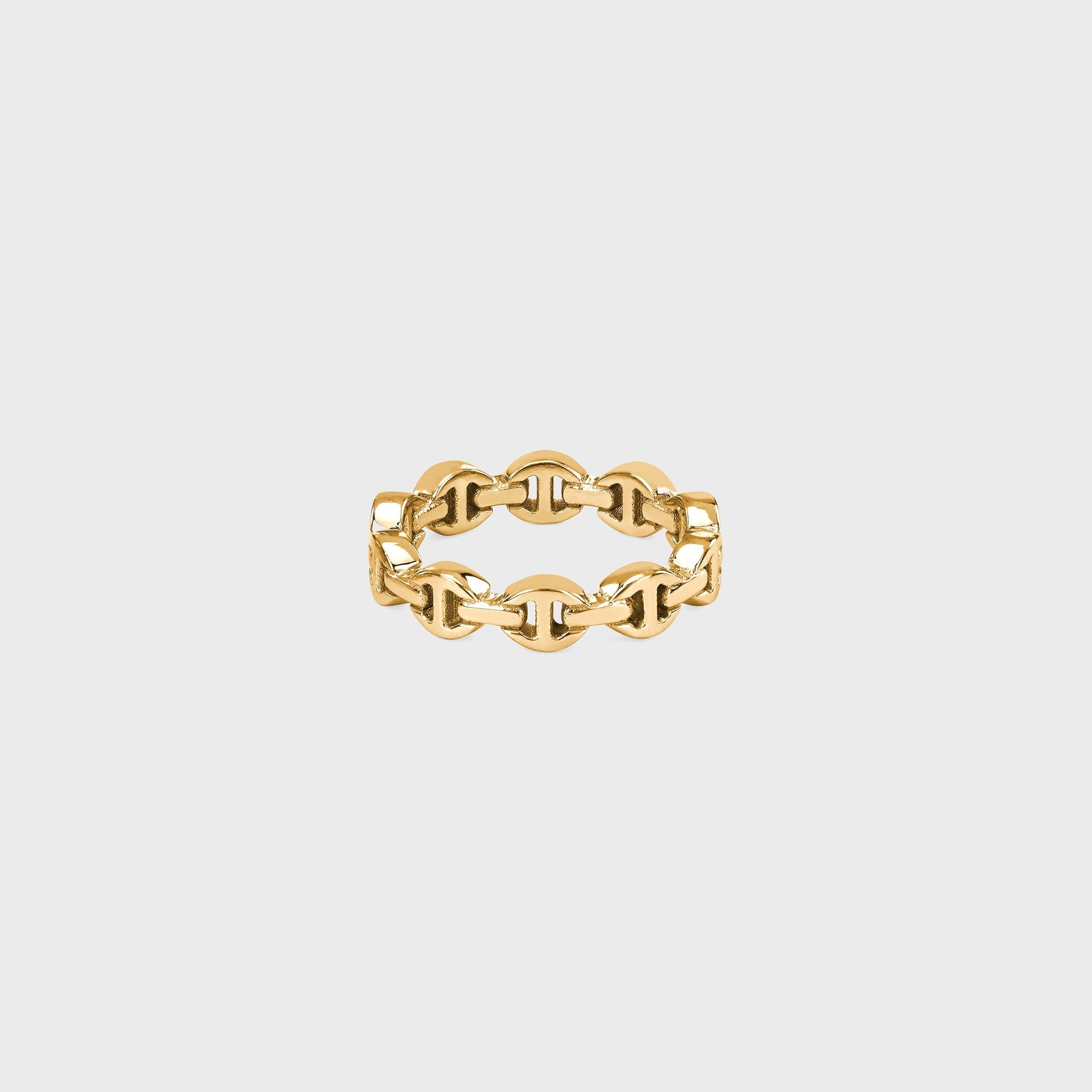 Hoorsenbuhs Micro Dame III Tri-Link Ring - Yellow Gold – Kith