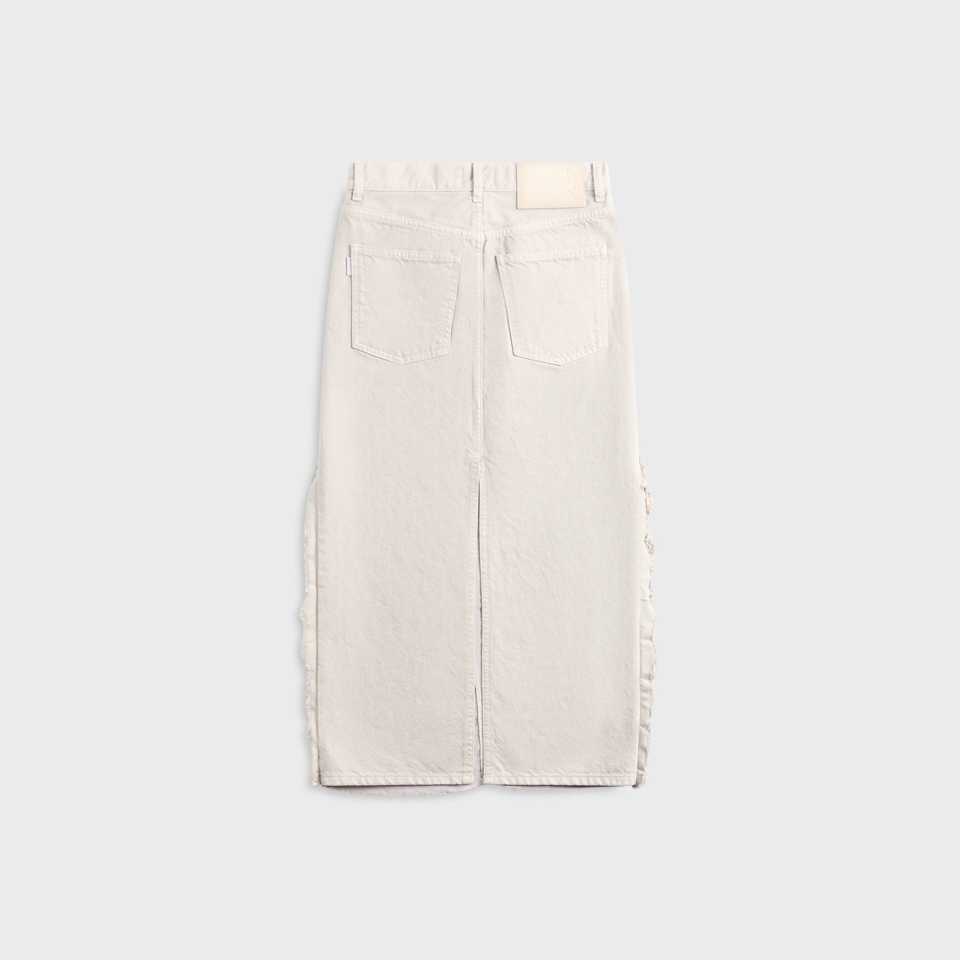 Haikure Lulu Satin Bull Skirt - Ice Grey