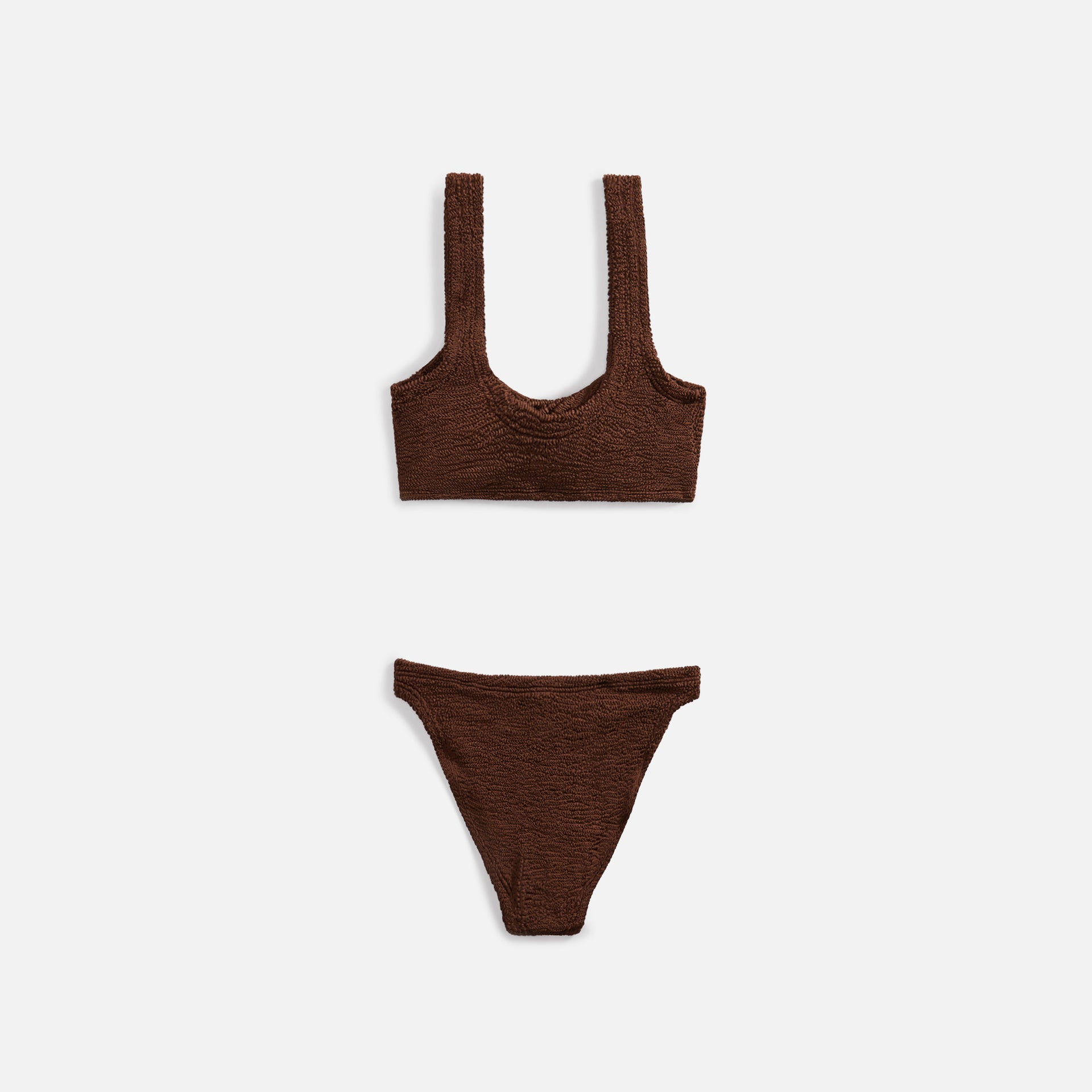 Hunza G Juno Bikini - Metallic Chocolate