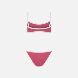 Hunza G Tyler Bikini - Candy Pink / White