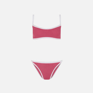 Hunza G Tyler Bikini - Candy Pink / White