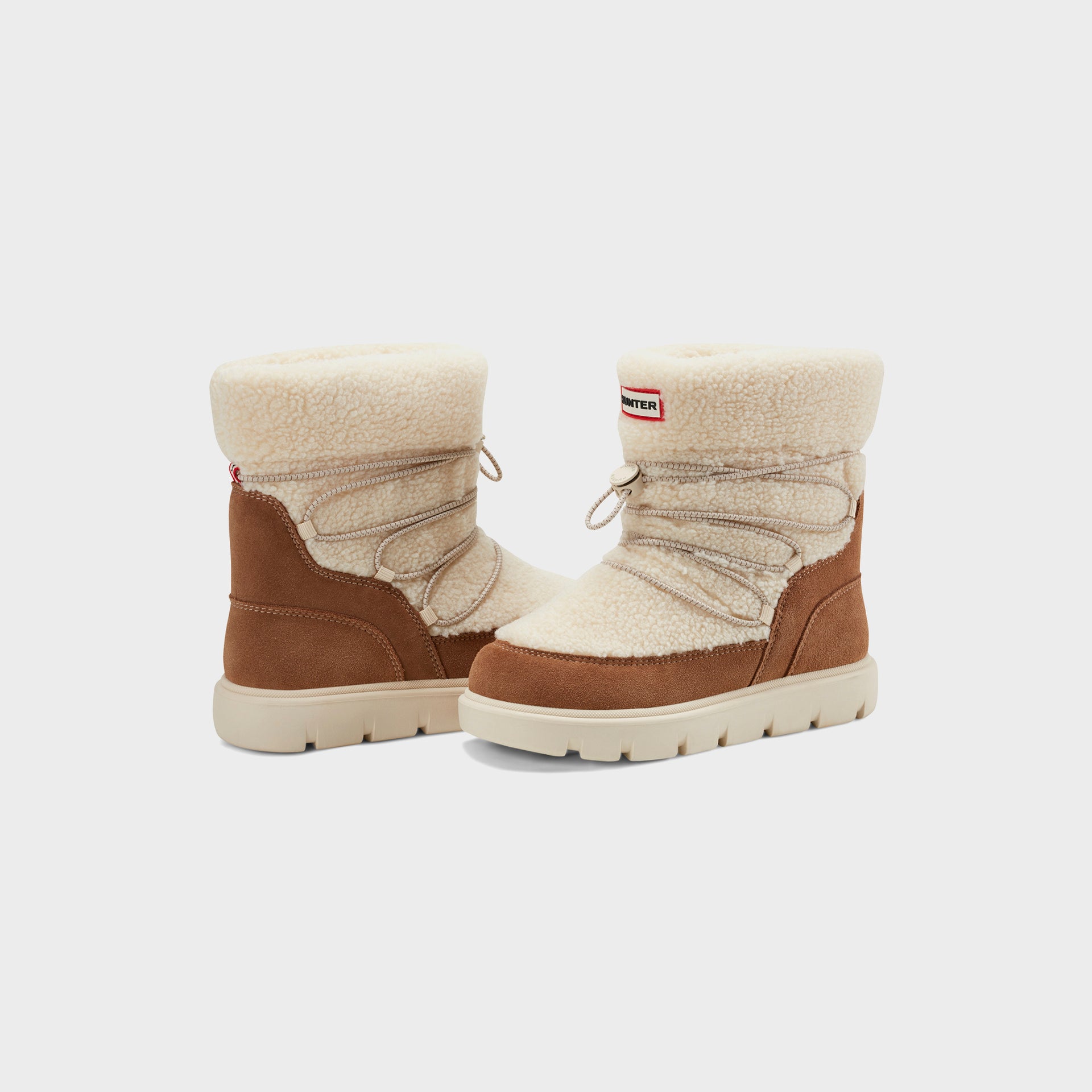 Hunter Kids Cozy Snow Boot - Light Natural