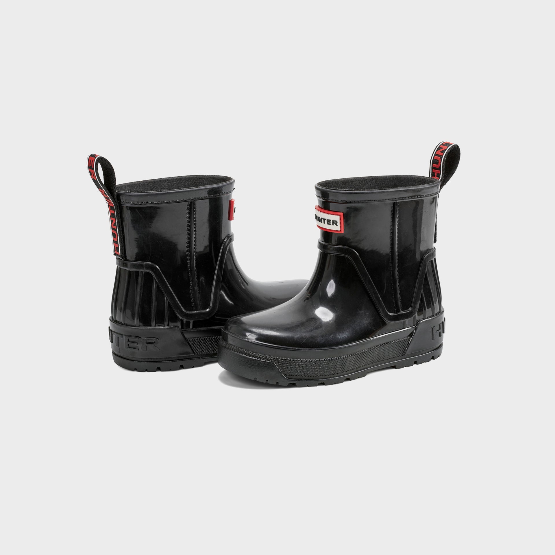 Hunter Kids Grace Waterproof Rain Boot - Black