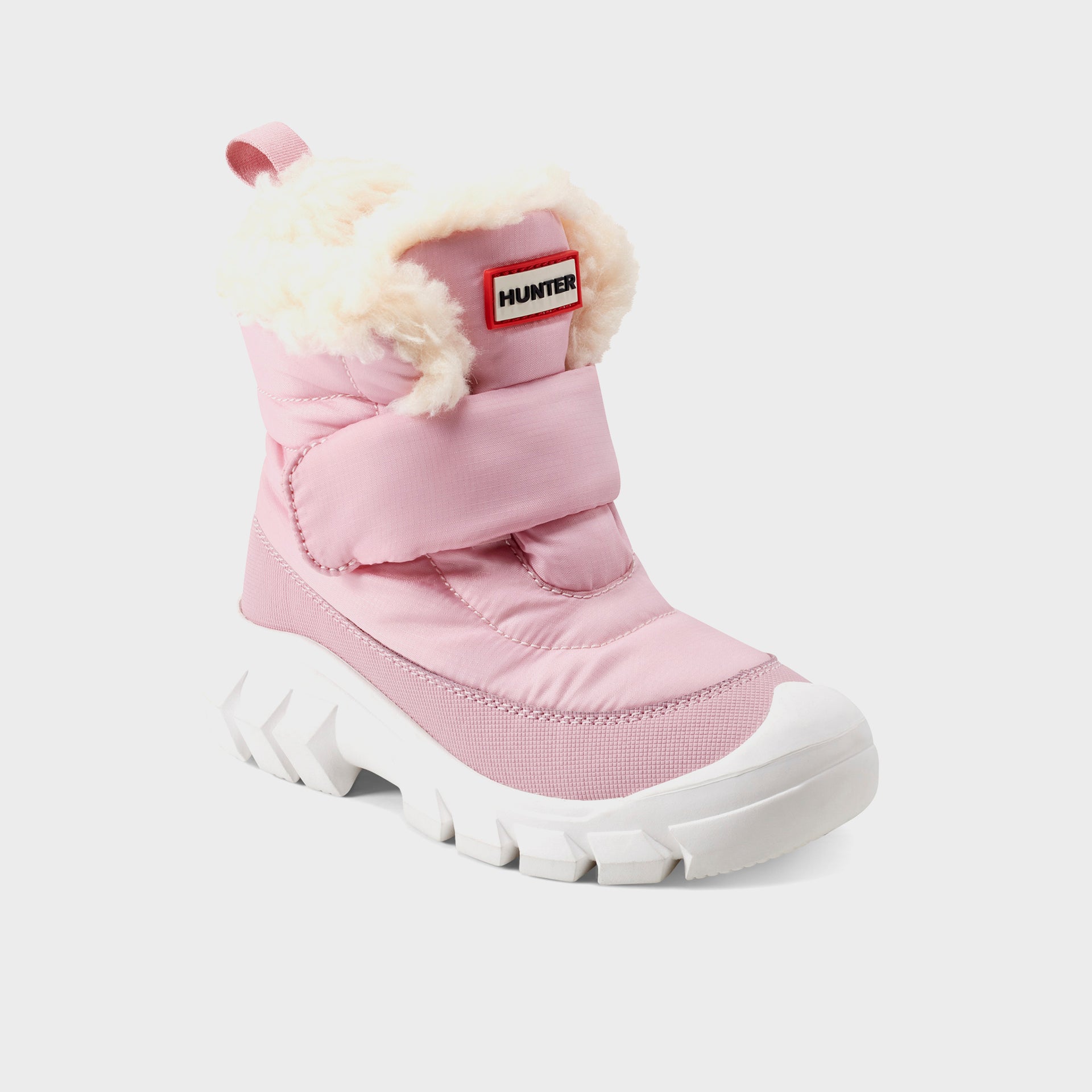 Hunter Little Kids Igloo Lug Sole Insulated Waterproof Snow Boot - Light Pink