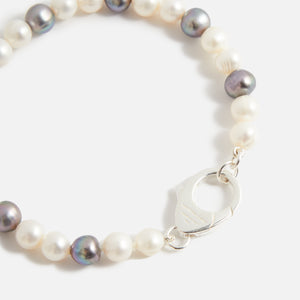 Hatton Labs White & Grey Pearl Bracelet - White / Grey