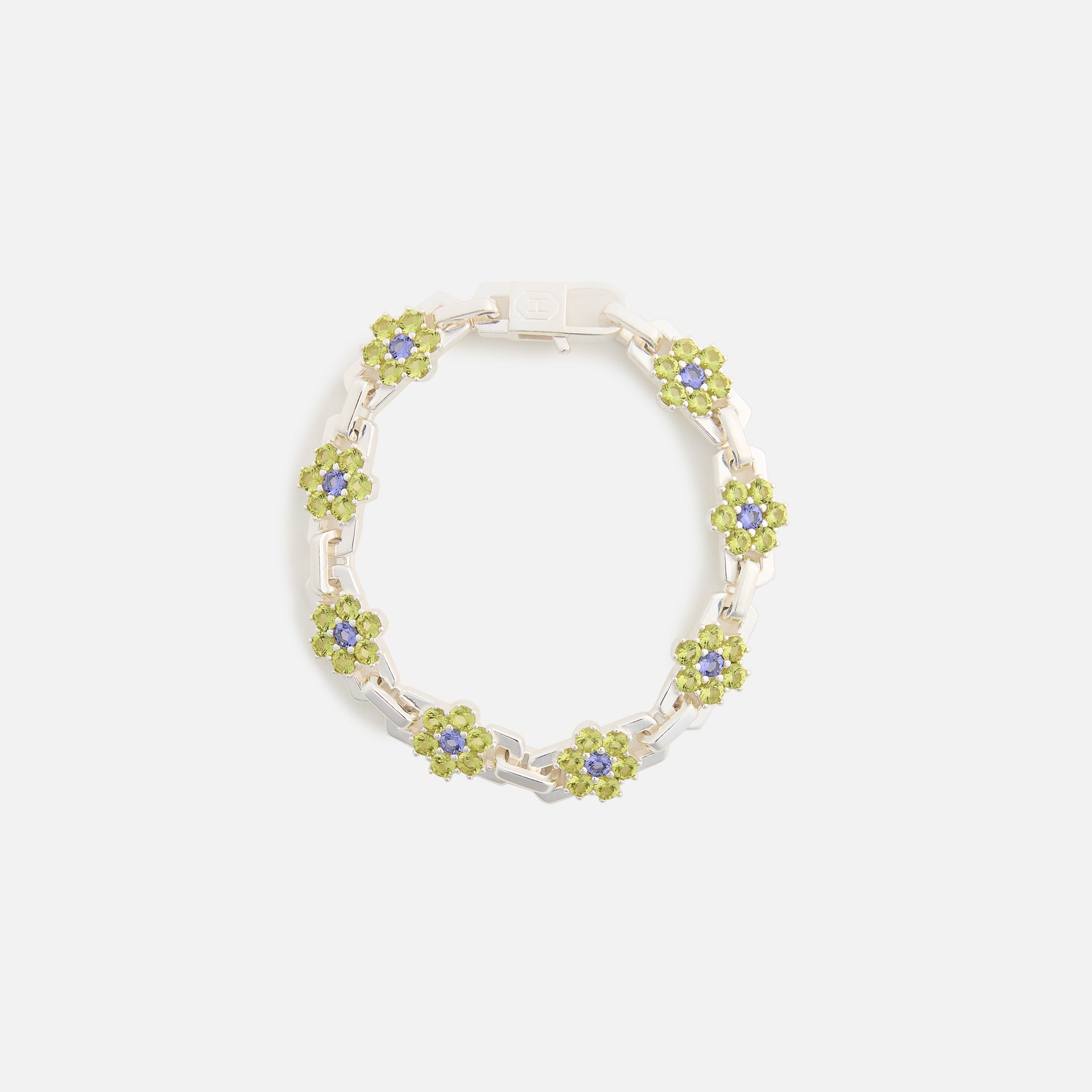 Hatton Labs Daisy Bracelet - Peridot / Tanzanite