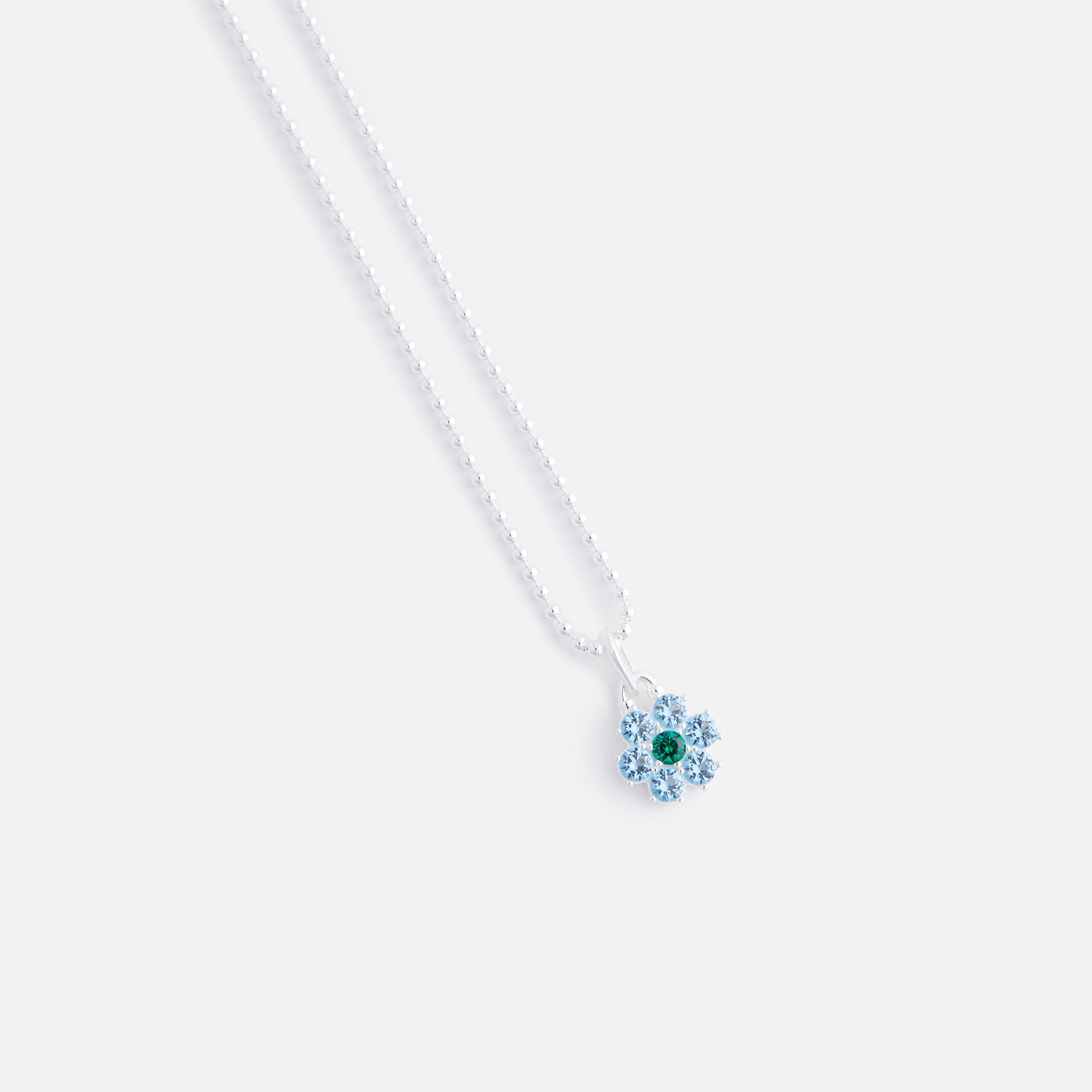 Hatton Labs Daisy Pendant - Silver / Topaz – Kith