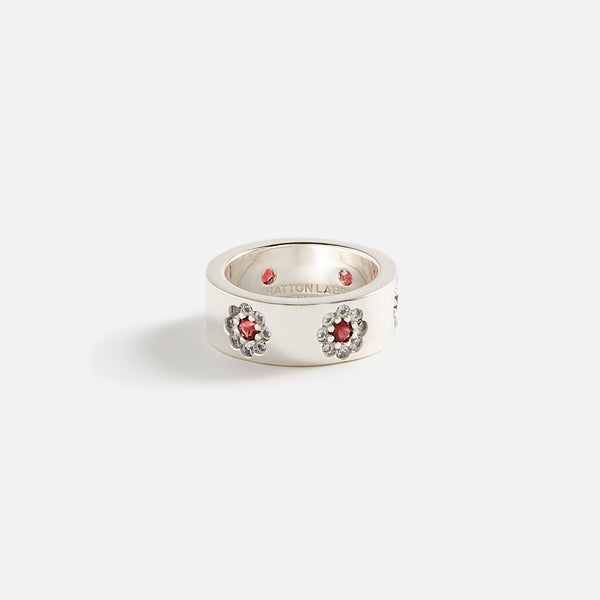 HATTON LABS シルバー Daisy バンドリング Daisy Ring | Men's Designer Jewellery – Hatton Labs