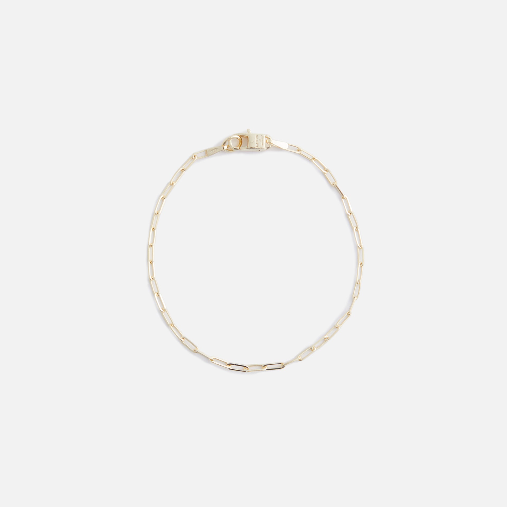 Hatton Labs Paper Clip Bracelet S - Gold