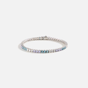 Hatton Labs Classic Tennis Bracelet S - Topaz / Tanzanite / White