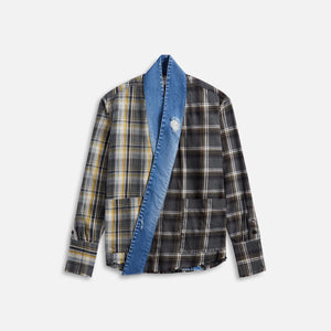 Greg Lauren GL1 with wears - Mixed Plaid Green