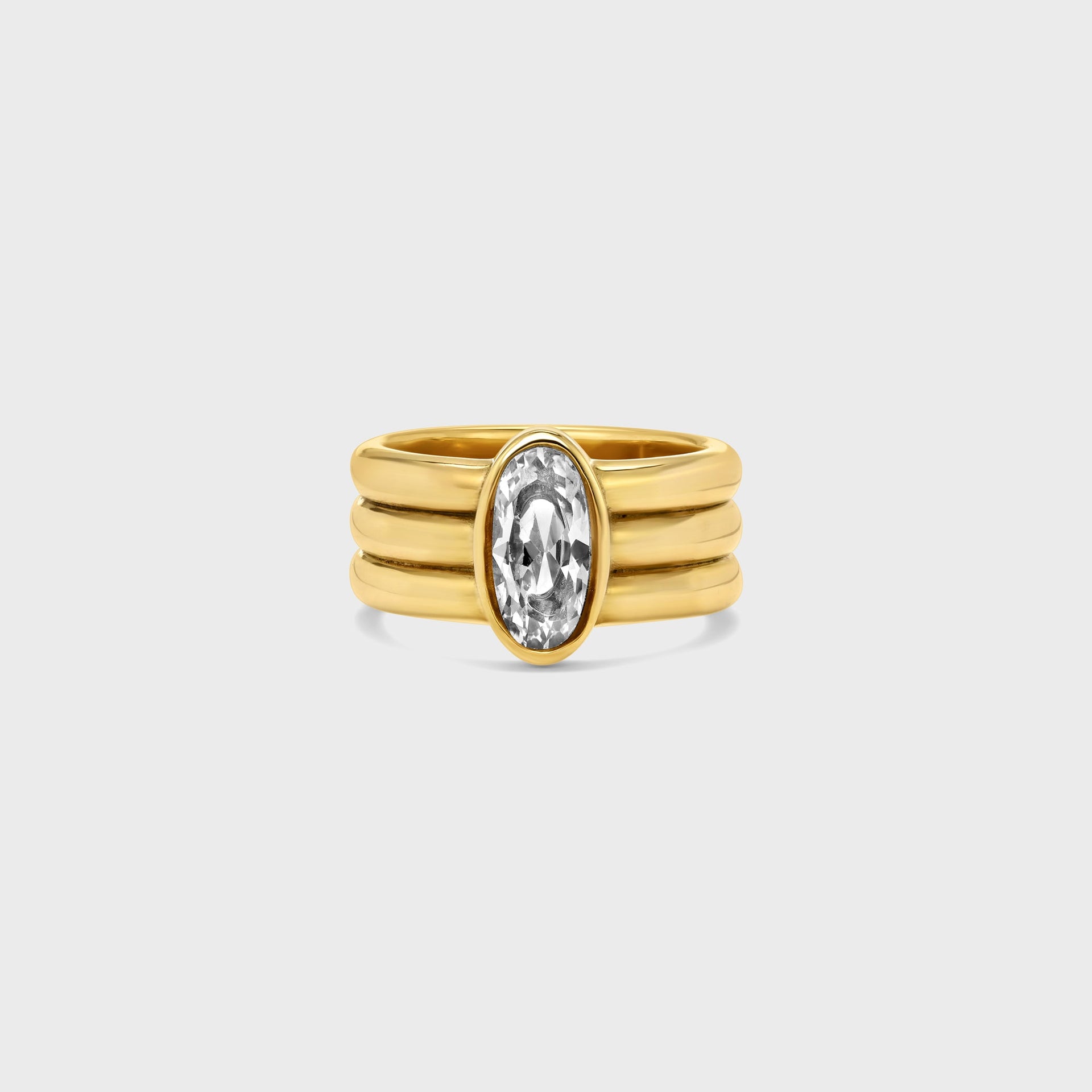 Heaven Mayhem Vivi Ring - Gold / White
